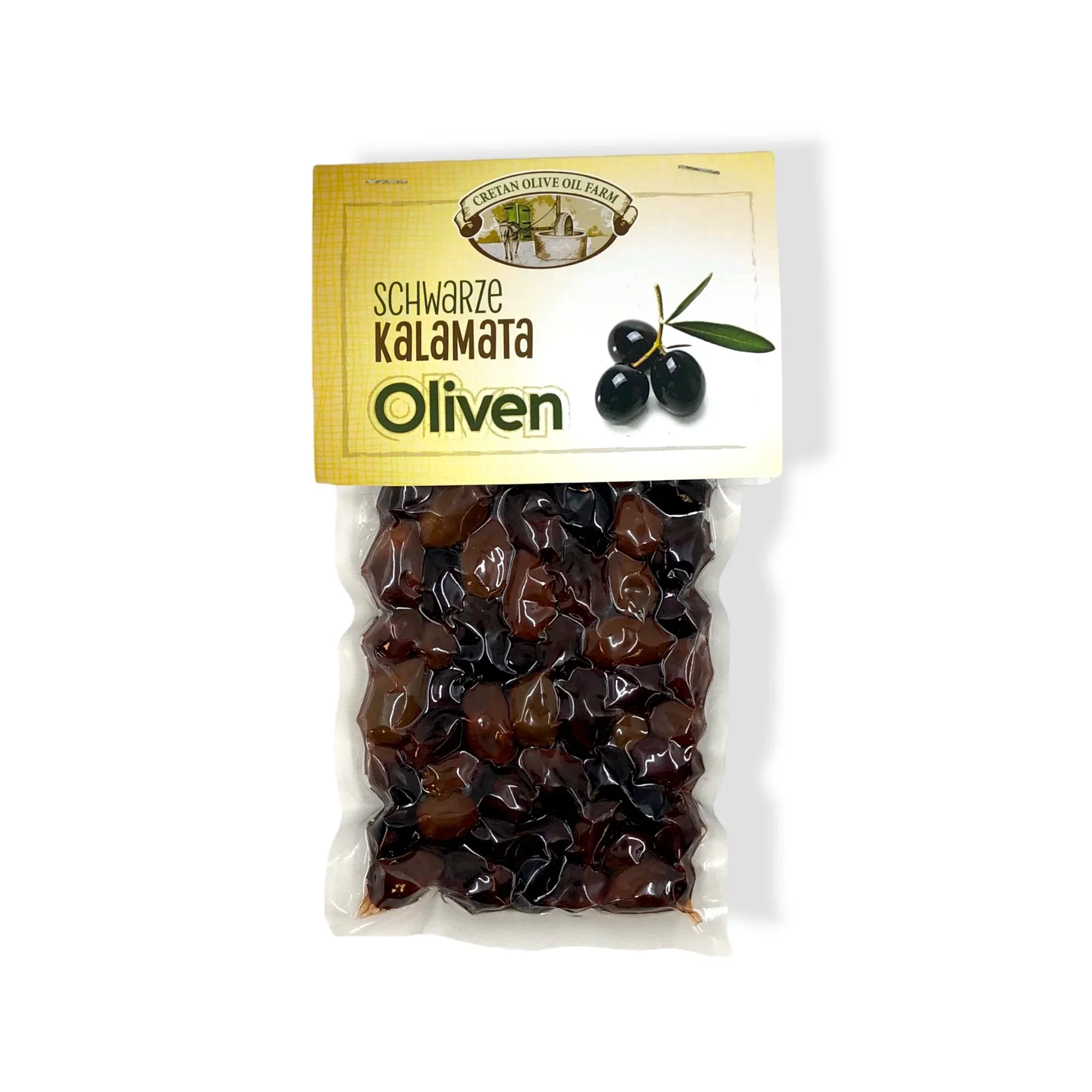 Griechische Kalamata Oliven im Vakuumbeutel 220g