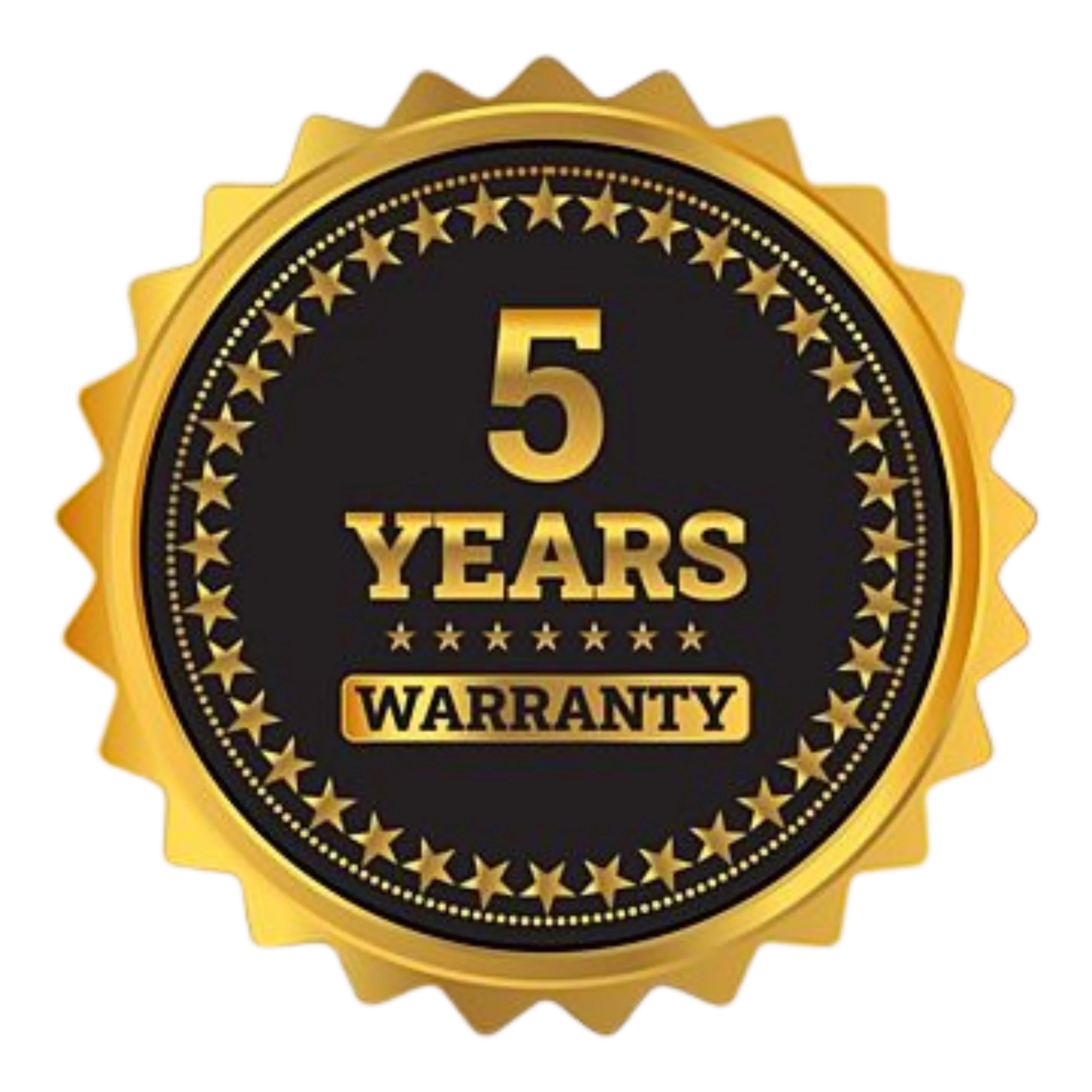 Extended 5 years warranty