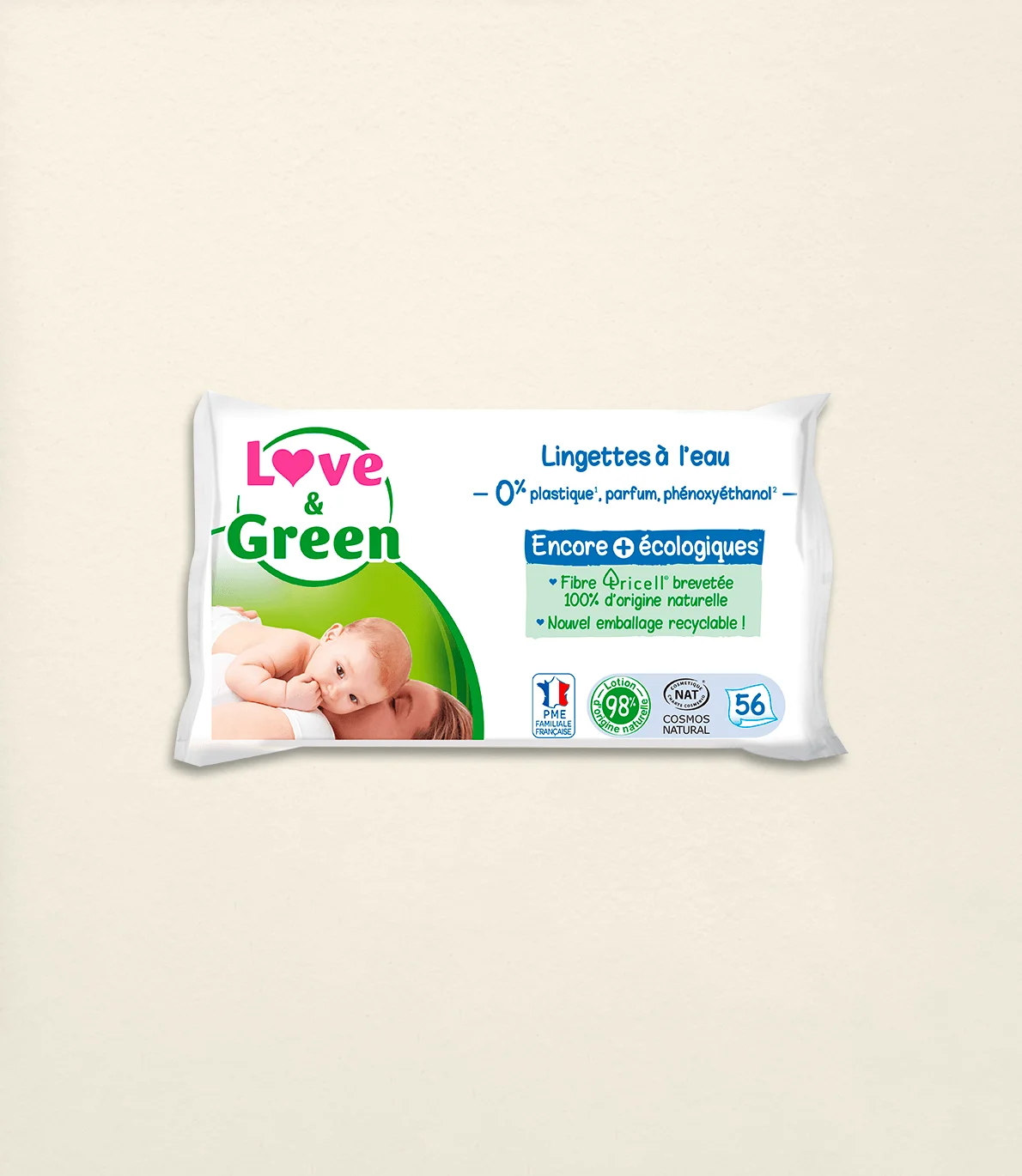 Lingettes Écologiques à l'Eau