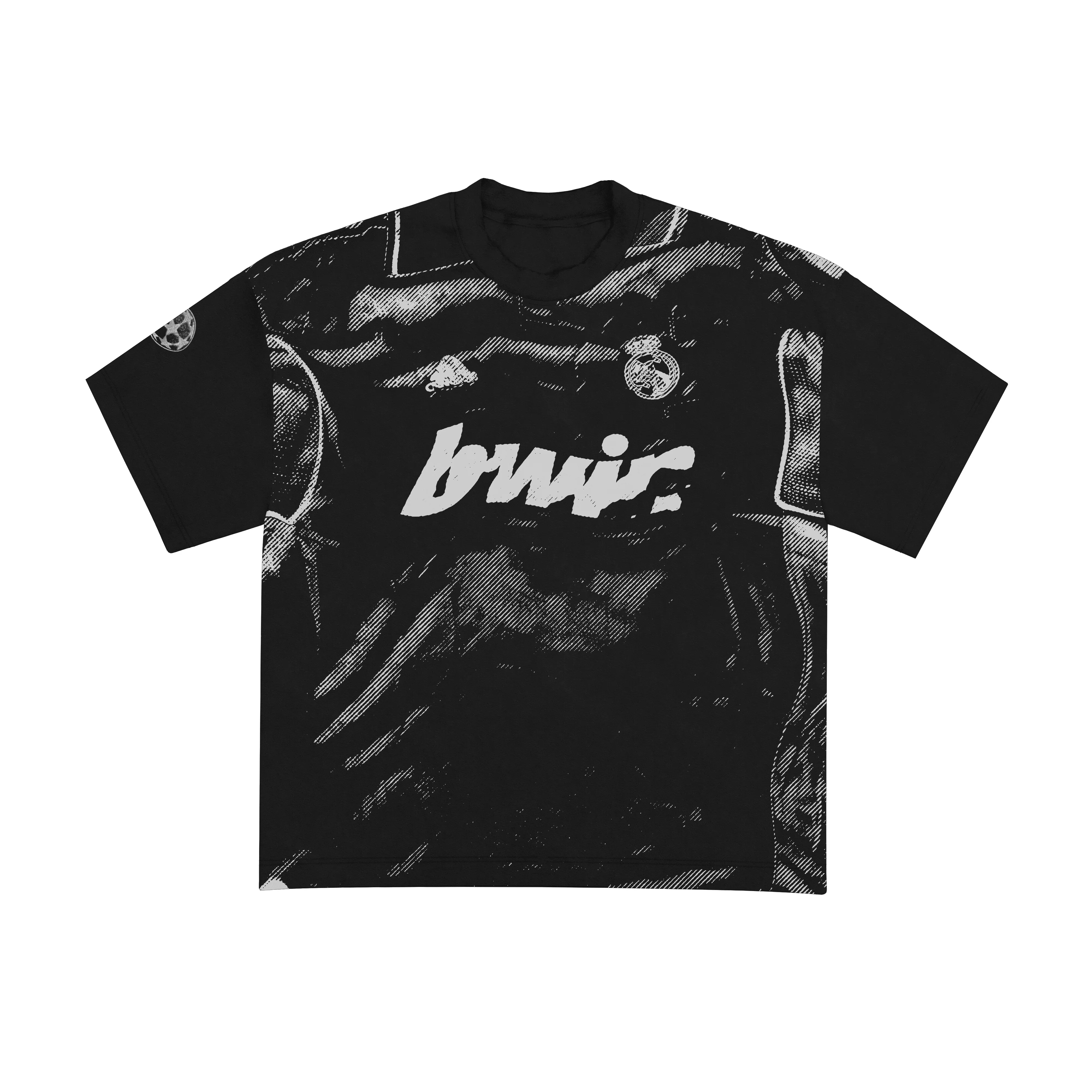 Ronaldo Jersey T-Shirt (BLACK)