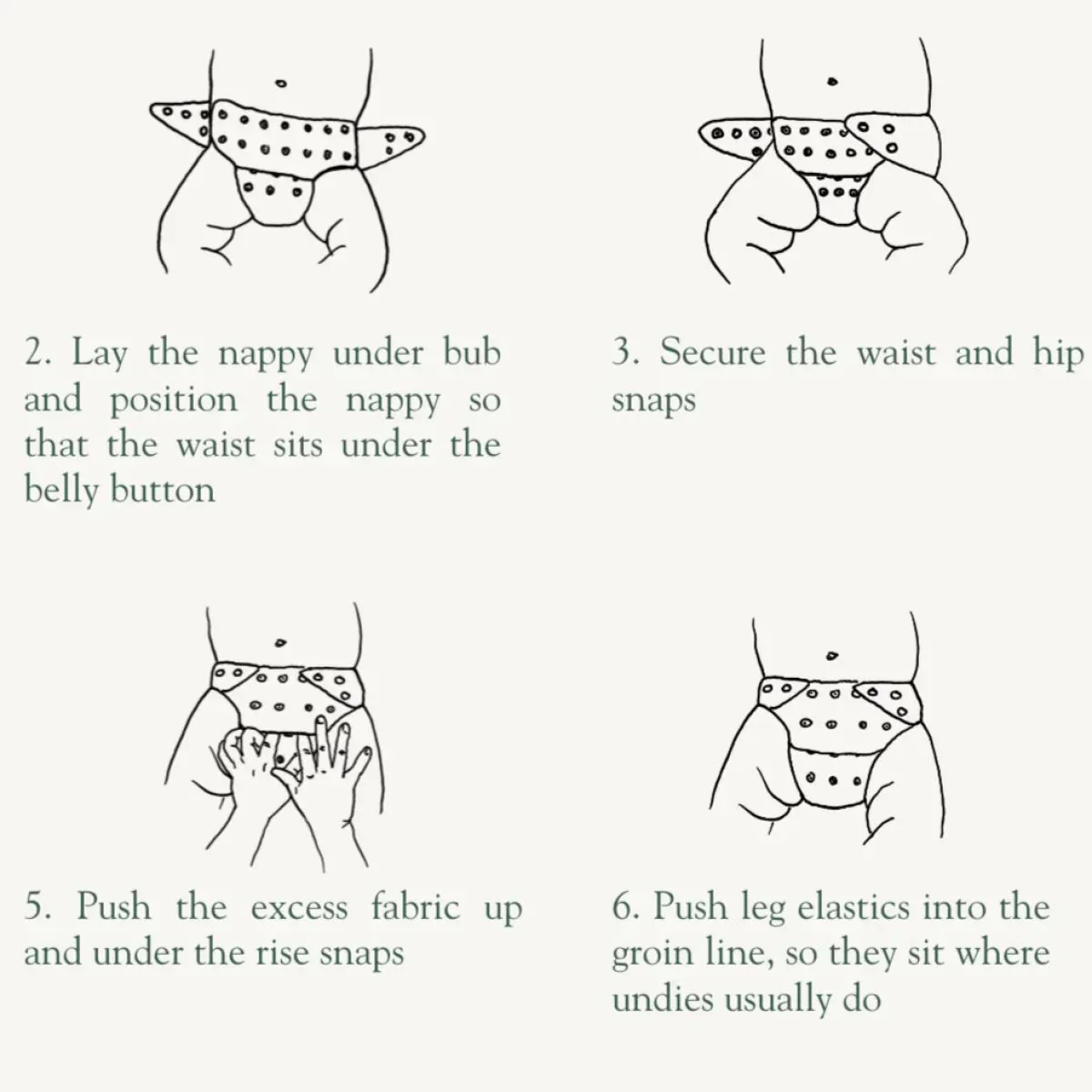 Printed Nappy Fit & Wash Guide