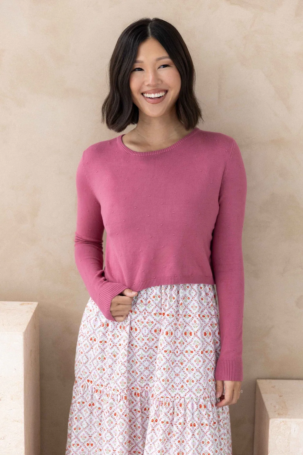 Maisy Knit - Rose