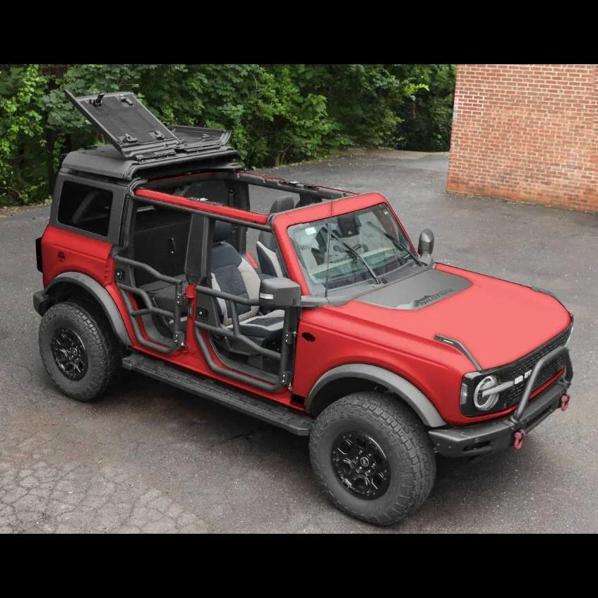 2021+ Bronco 4DR EZ FlipTop & Middle Panel Roof Rack Holder System | EZ4X4