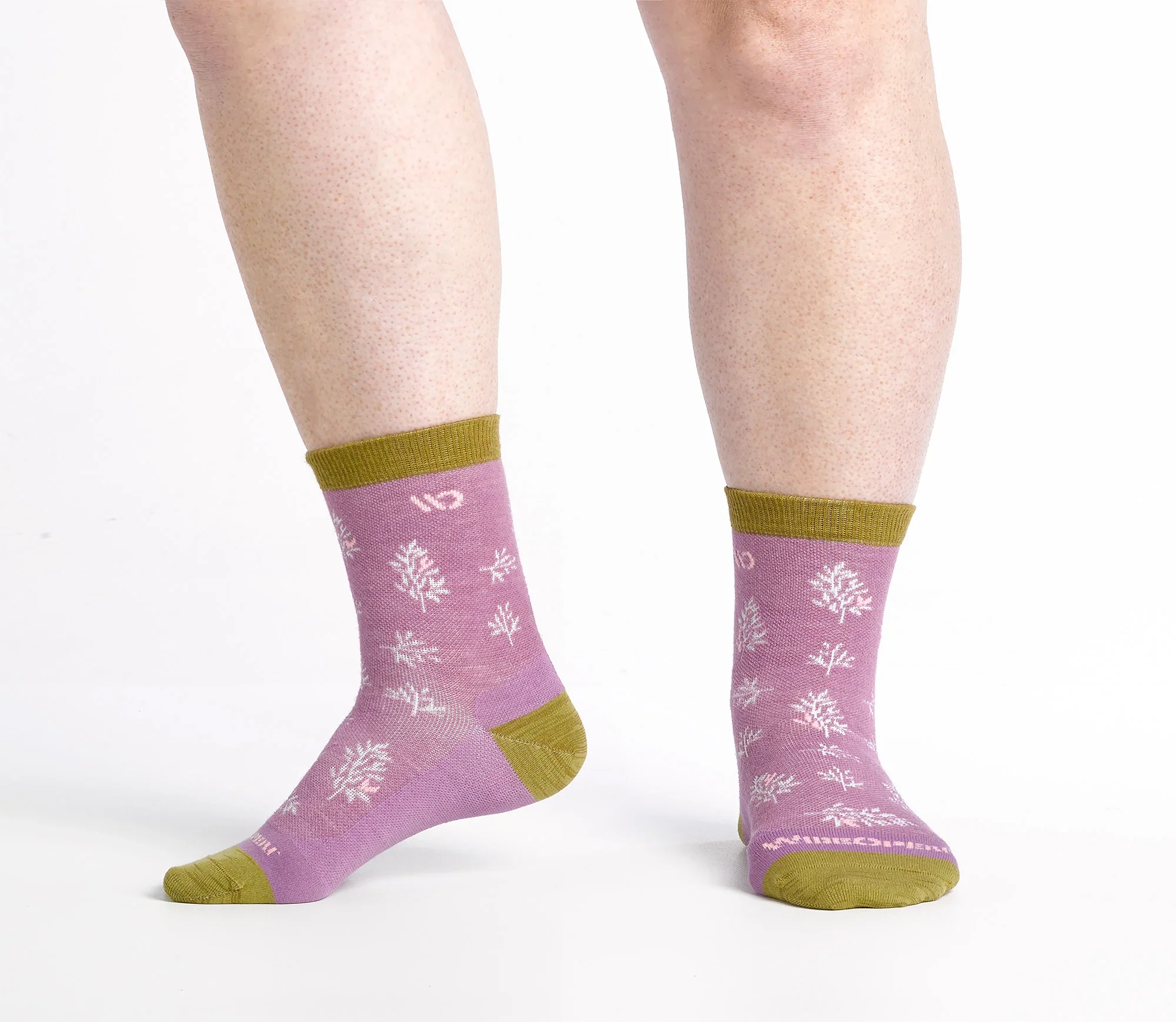 Women's Foliage No Cushion Micro Crew Socks