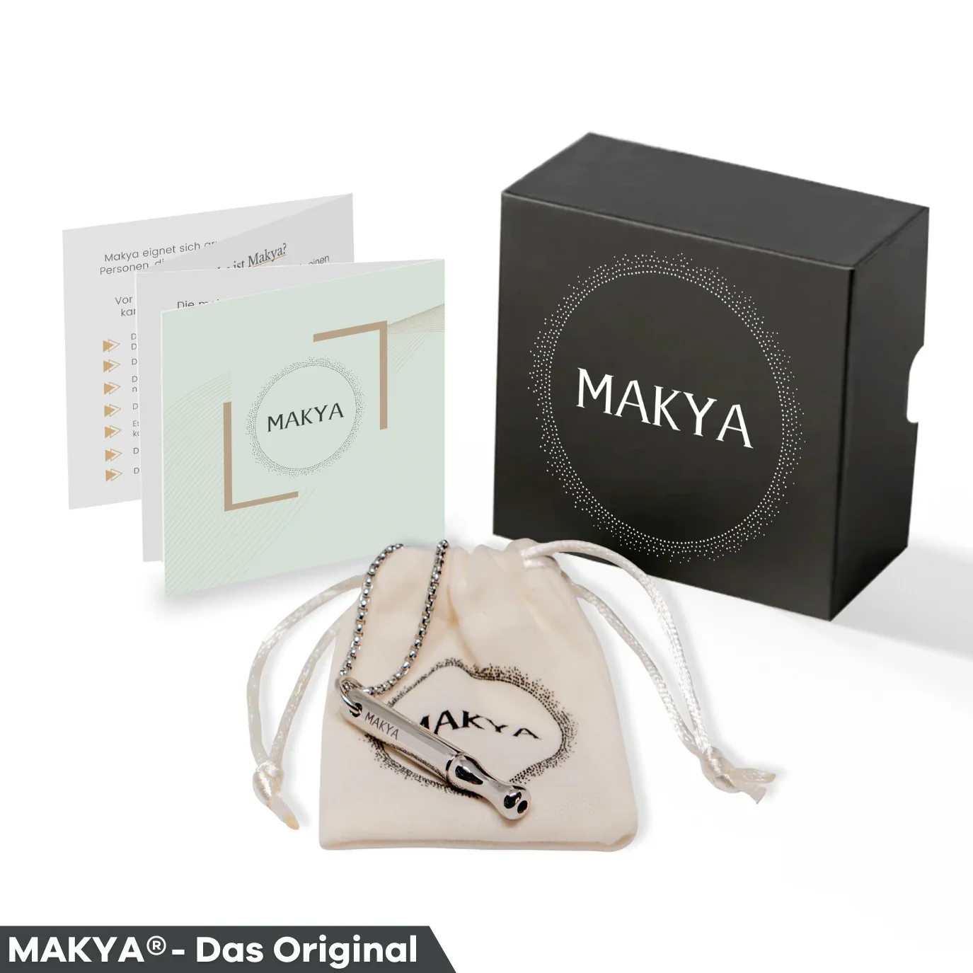 MAKYA V3 - Die Original Atemhalskette zur Rauchentwöhnung
