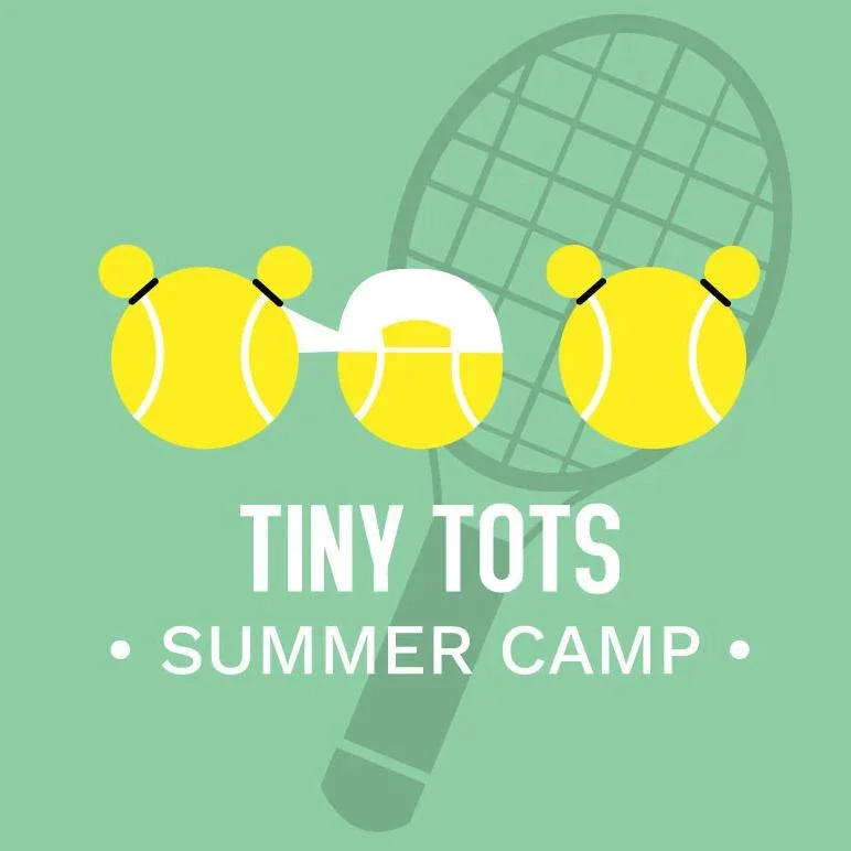 Tiny Tots Summer Tennis Camp  (Ages 3-6) 9-10 am.