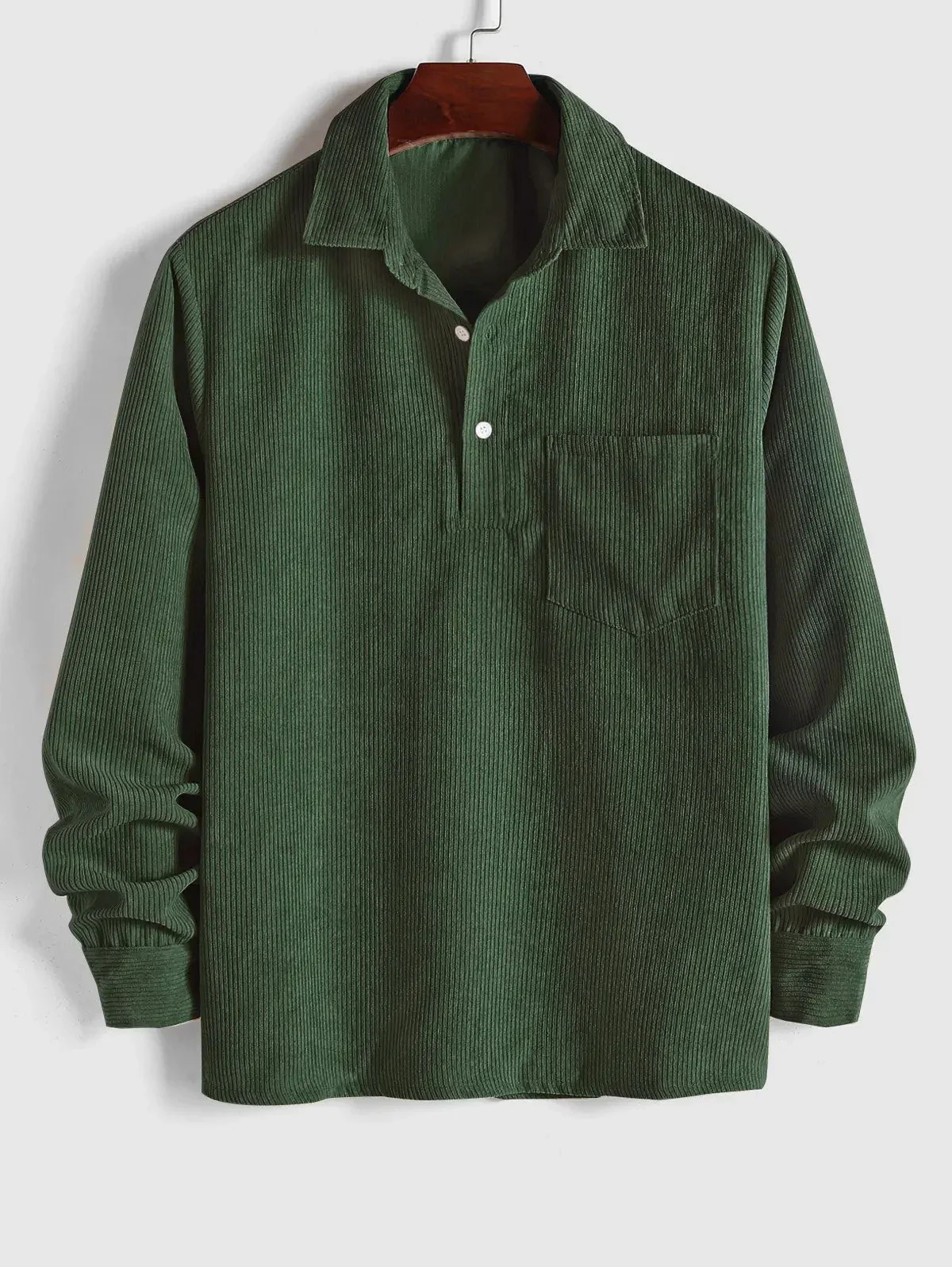 Corduroy Long-Sleeve Shirt