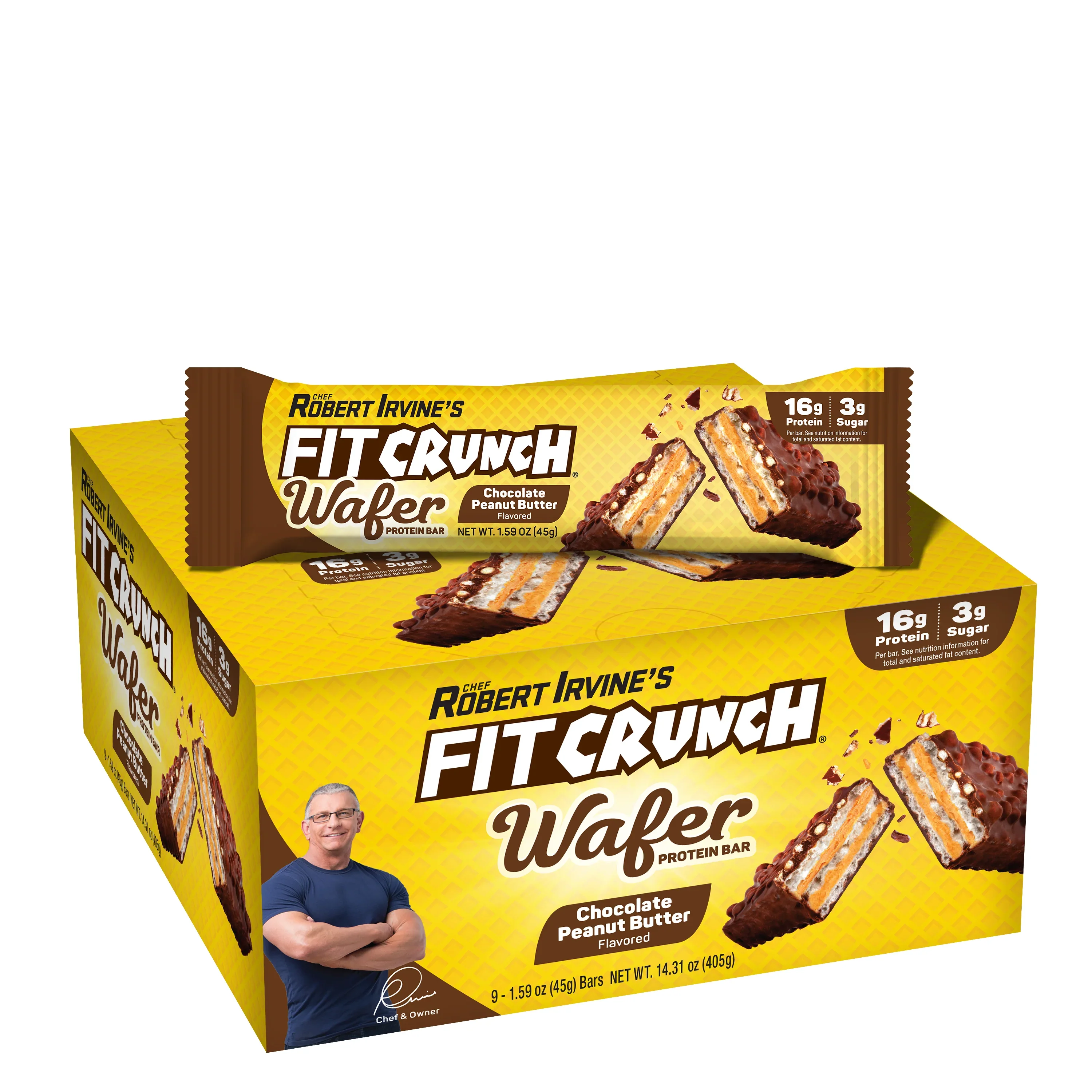 FITCRUNCH Wafer Chocolate Peanut Butter