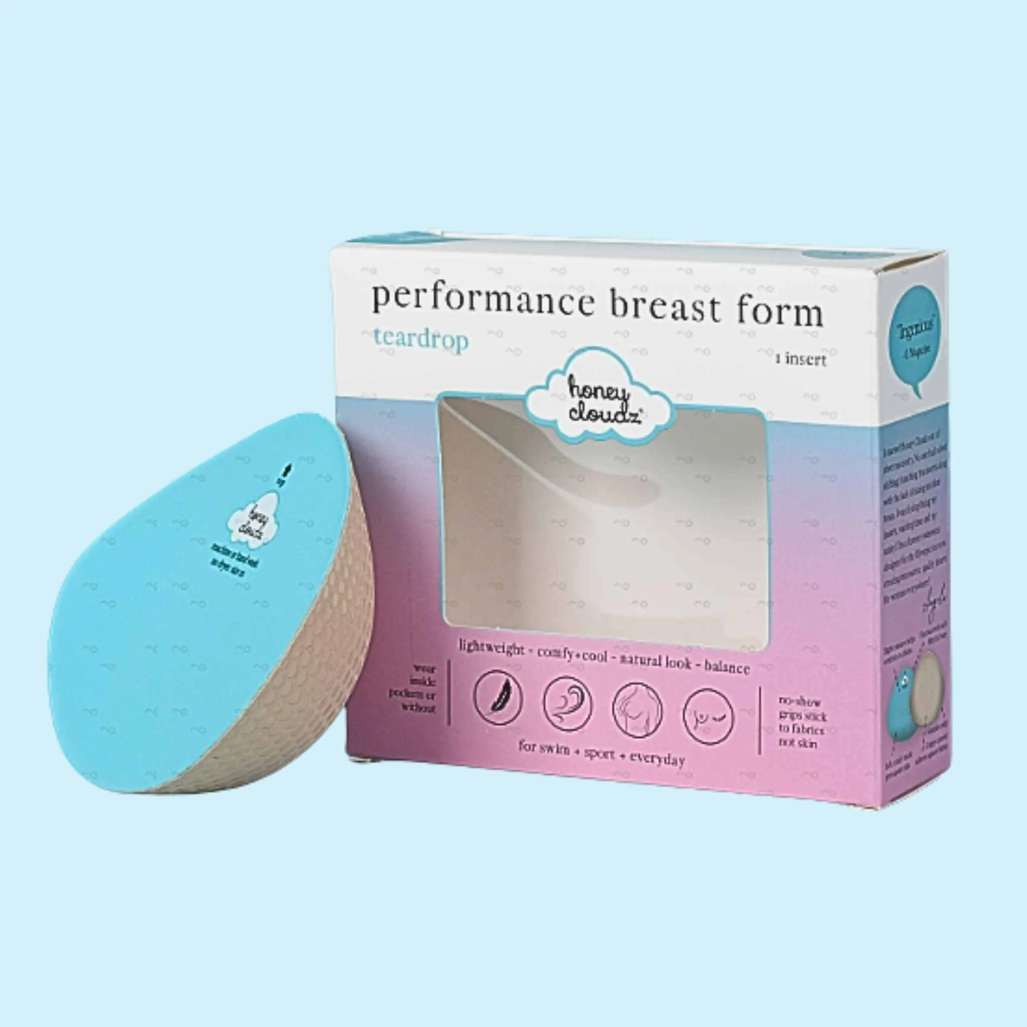Teardrop Breast Form Insert – Post-Mastectomy