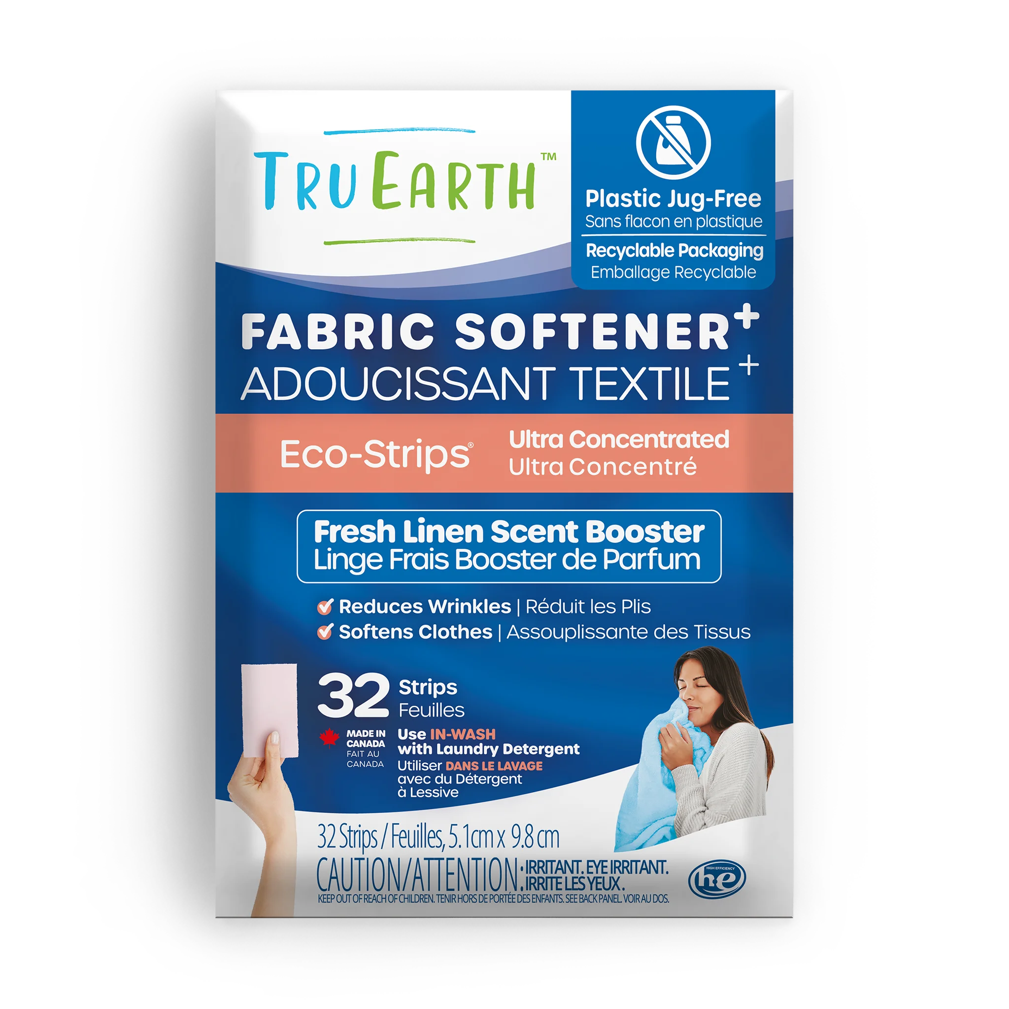 Tru Earth Fabric Softener+ with Wrinkle Release