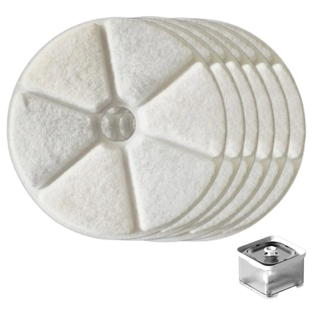 Drinkfontein Filters – 6 stuks (drinkfontein vierkant)