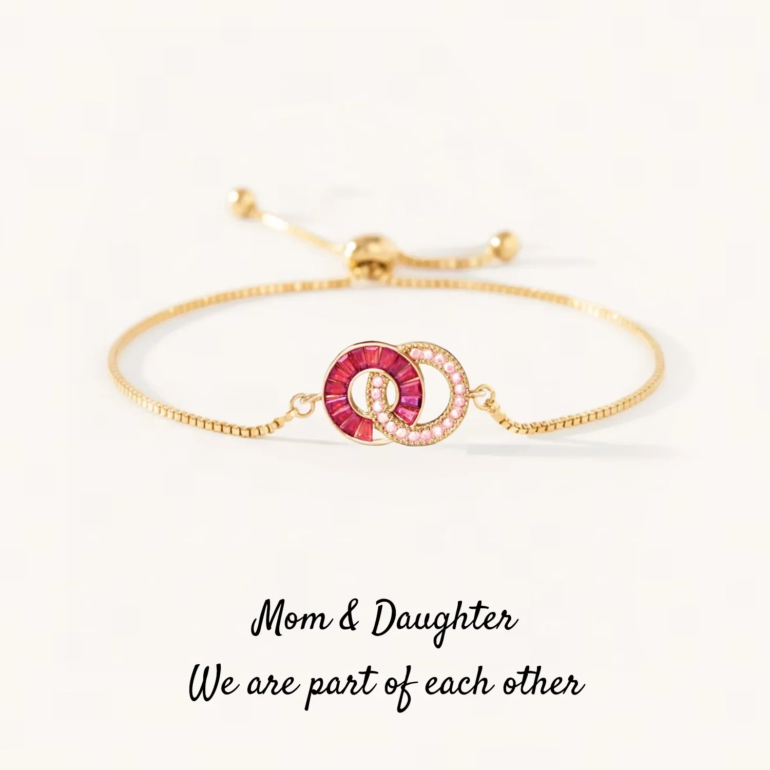 Custom Linking Birthstone Bracelet