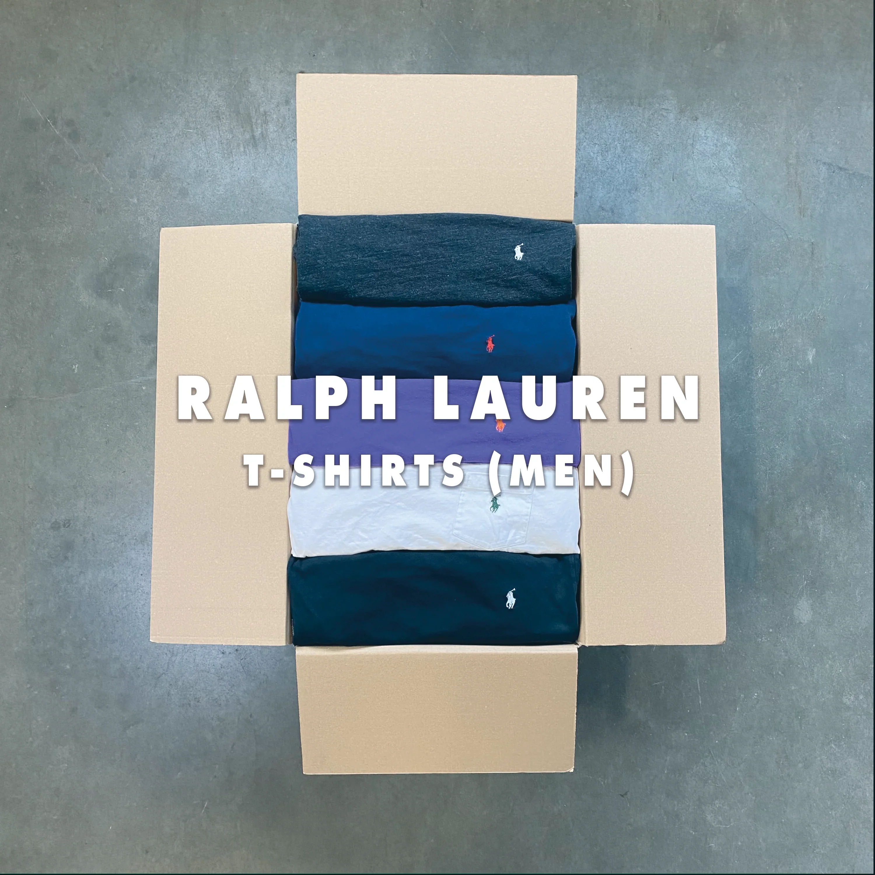 RALPH LAUREN T-SHIRTS BOX 10 PIECES