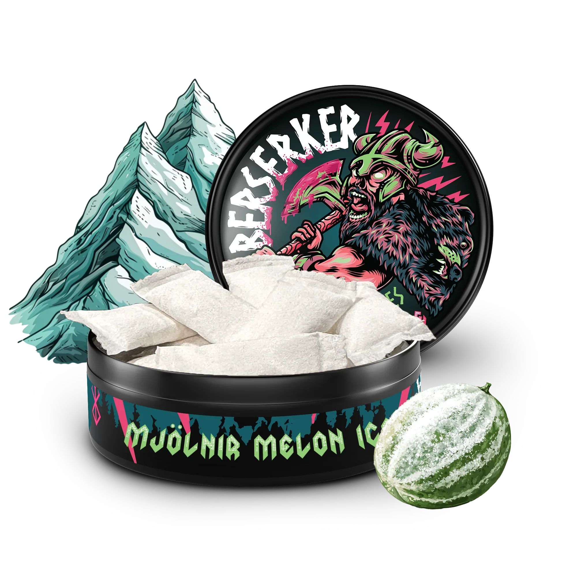 Berserker Mjölnir Melon Ice Pouches