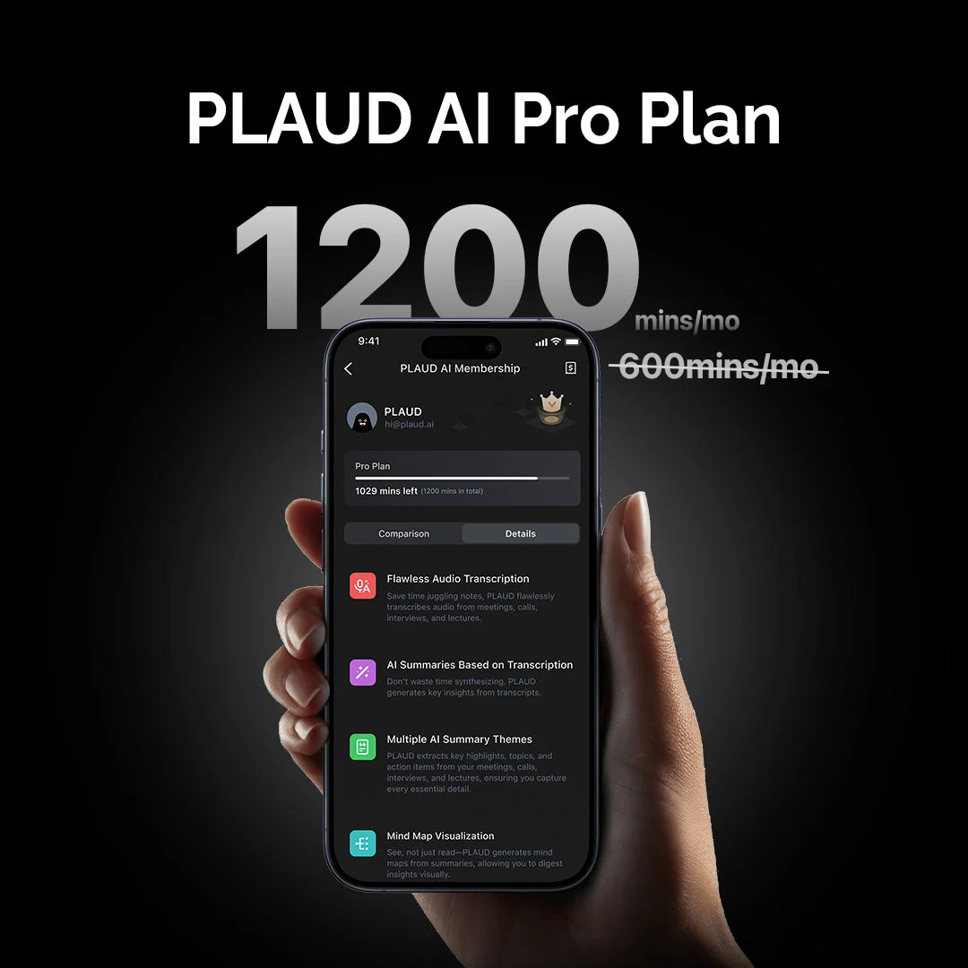 Plaud AI Annual Pro Plan