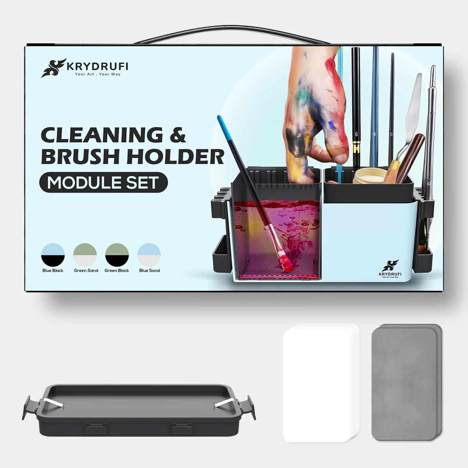 Basic Set - All-in-One Modular Portable Miniature Painting Station