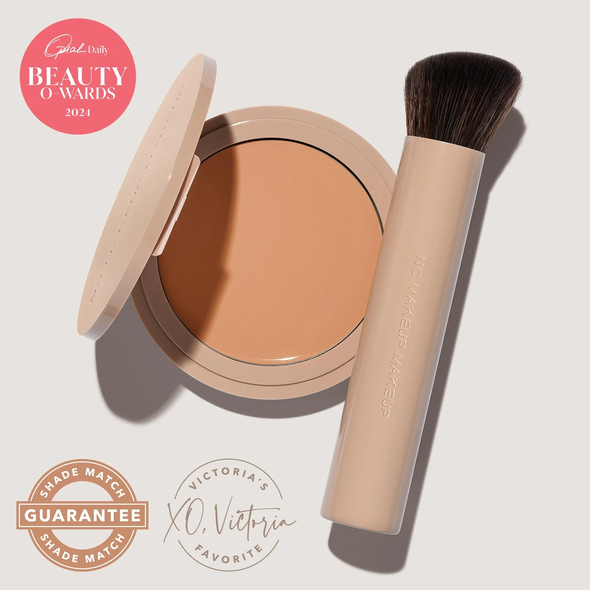 No Makeup Makeup® Foundation + Brush Duo - Light Medium