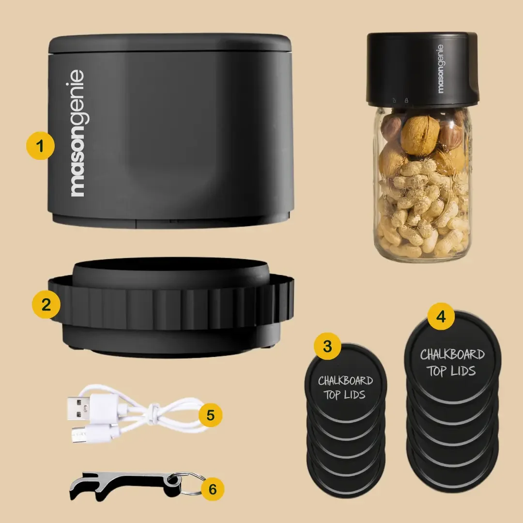 Mason Genie® Vacuum Sealer Kit