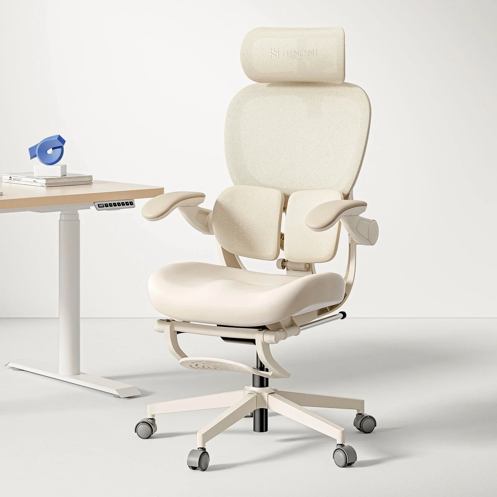 Hinomi Q2 Ergonomic Office Chair with Free Footrest