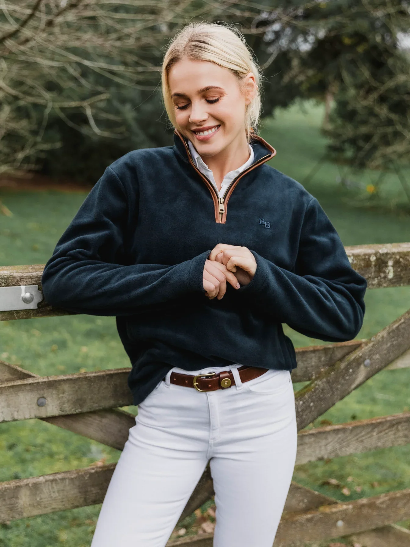 Topsham Unisex Fleece - Navy