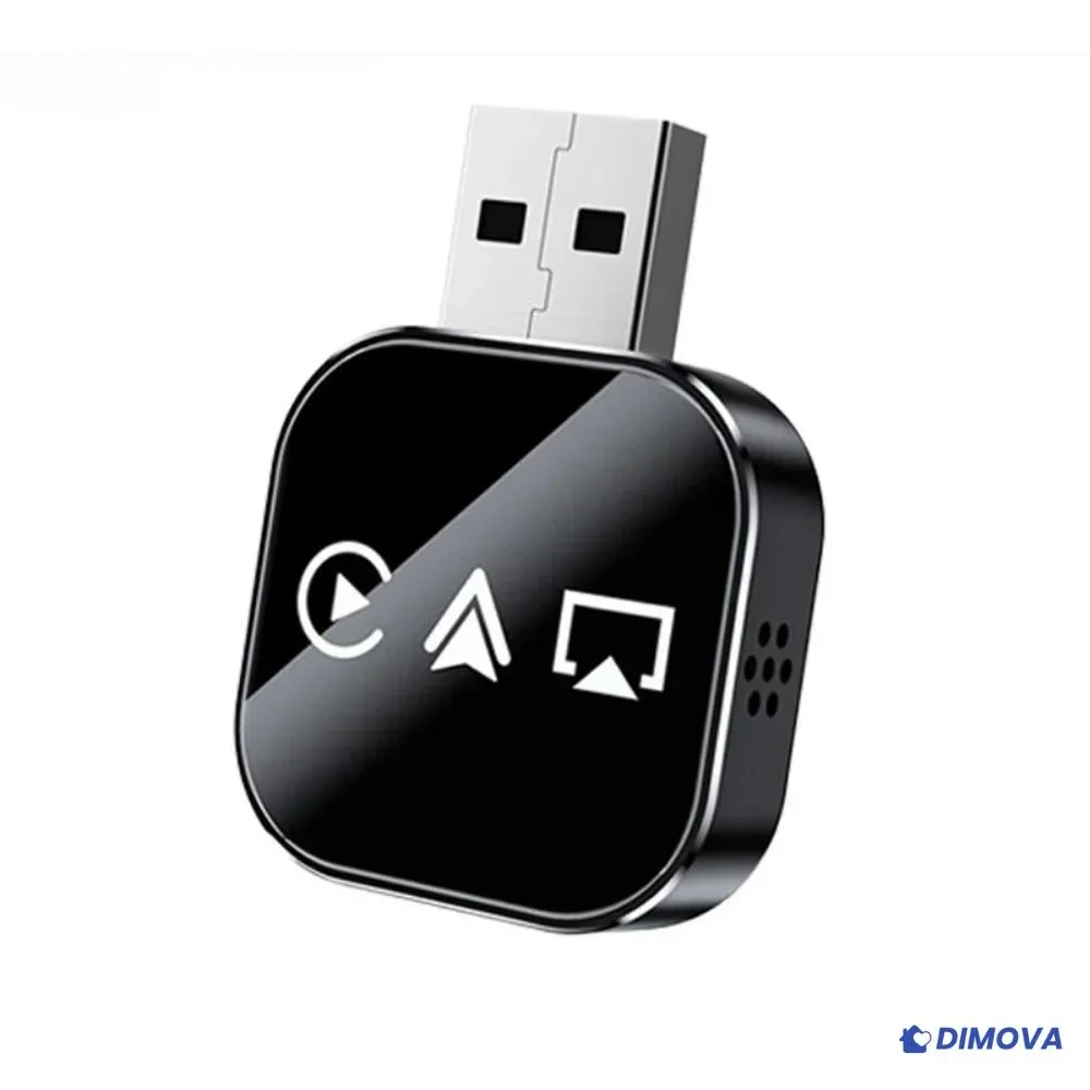 Adaptateur CarPlay sans fil 3-en-1 (Apple/Android)