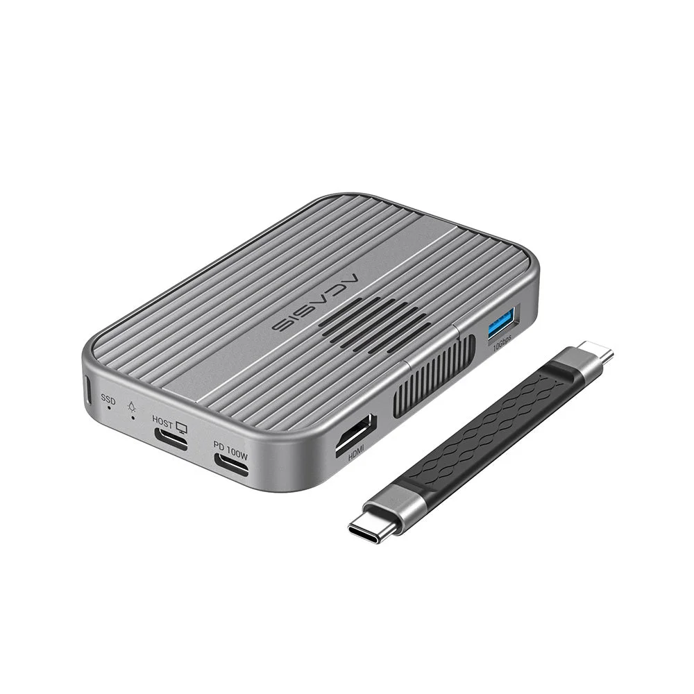 Acasis 10Gbps Magnetic Docking Station & SSD Enclosure for iPhone 17/16/15 Series
