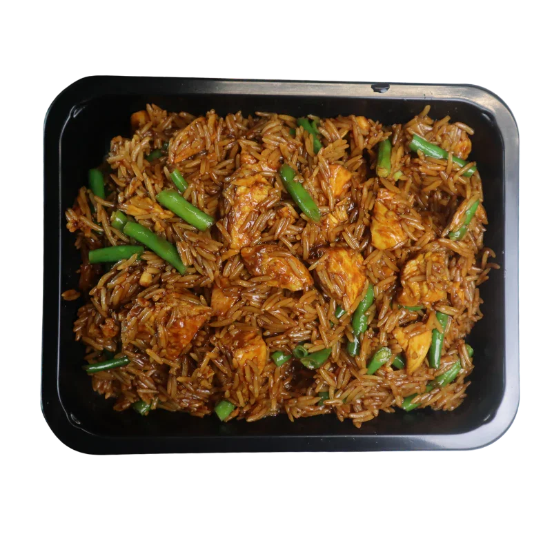 Surinaamse Nasi Kip Sperziebonen