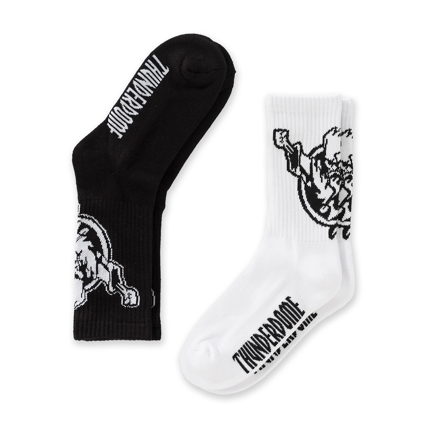 Thunderdome Monochrome Socks 2-pack