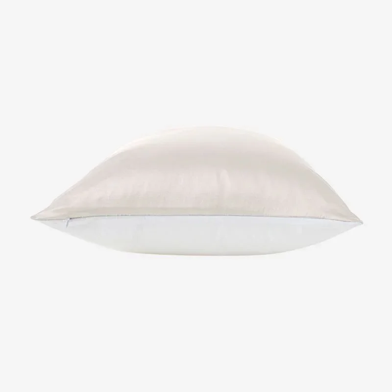 Taie d'oreiller en soie et coton