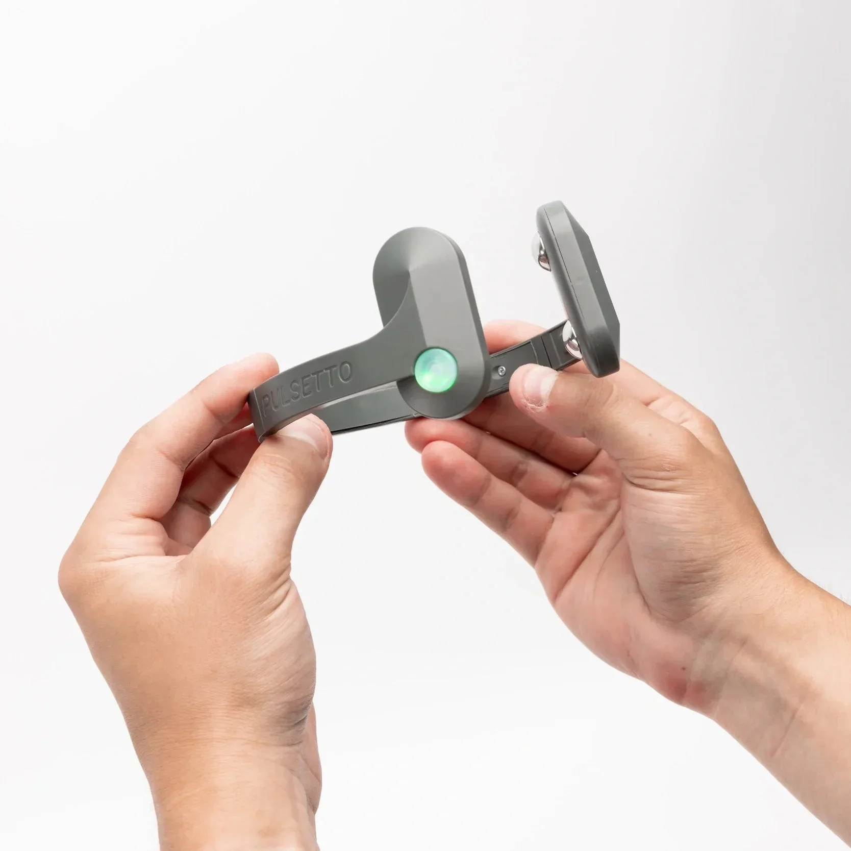Pulsetto vagus nerve stimulation device.