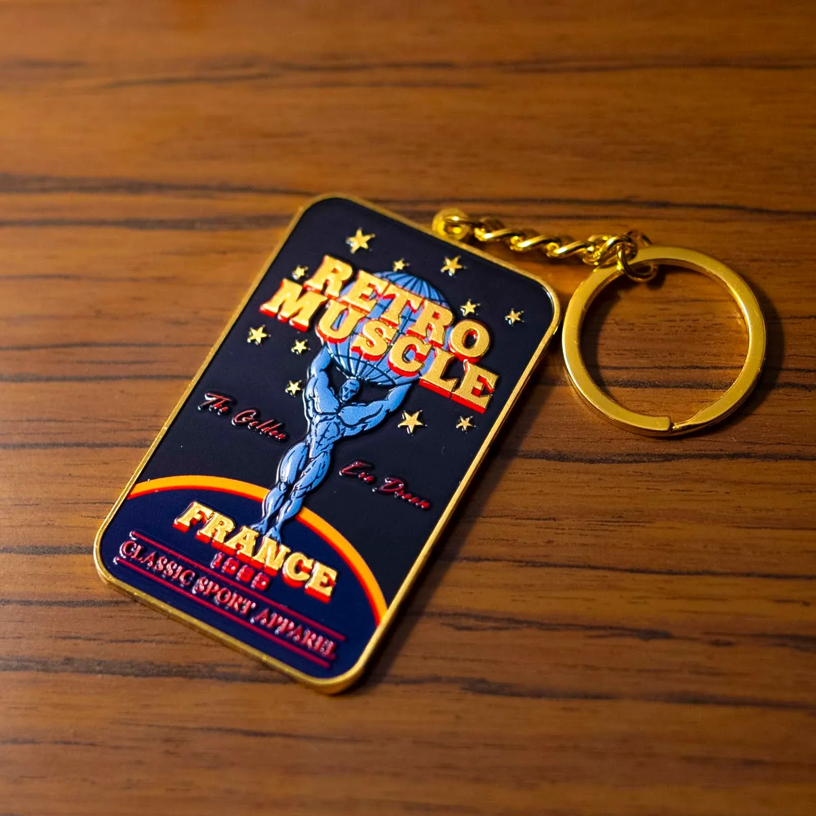 Porte Clé Golden Era Space Keychain