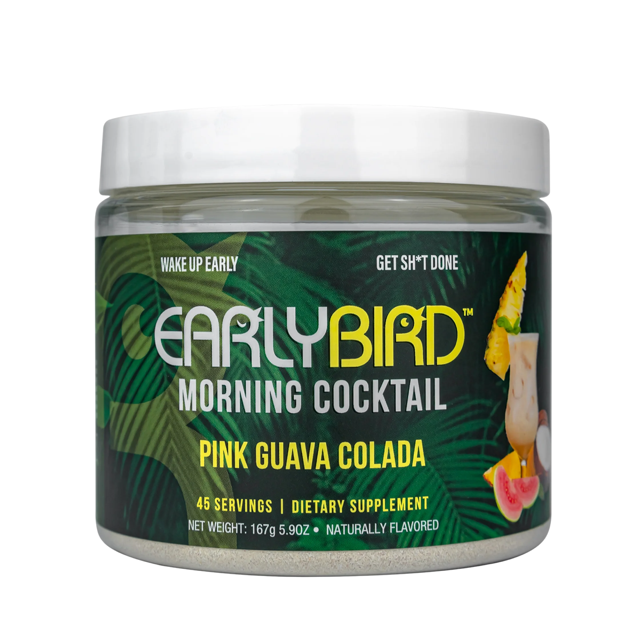 Morning Cocktail Pink Guava Colada