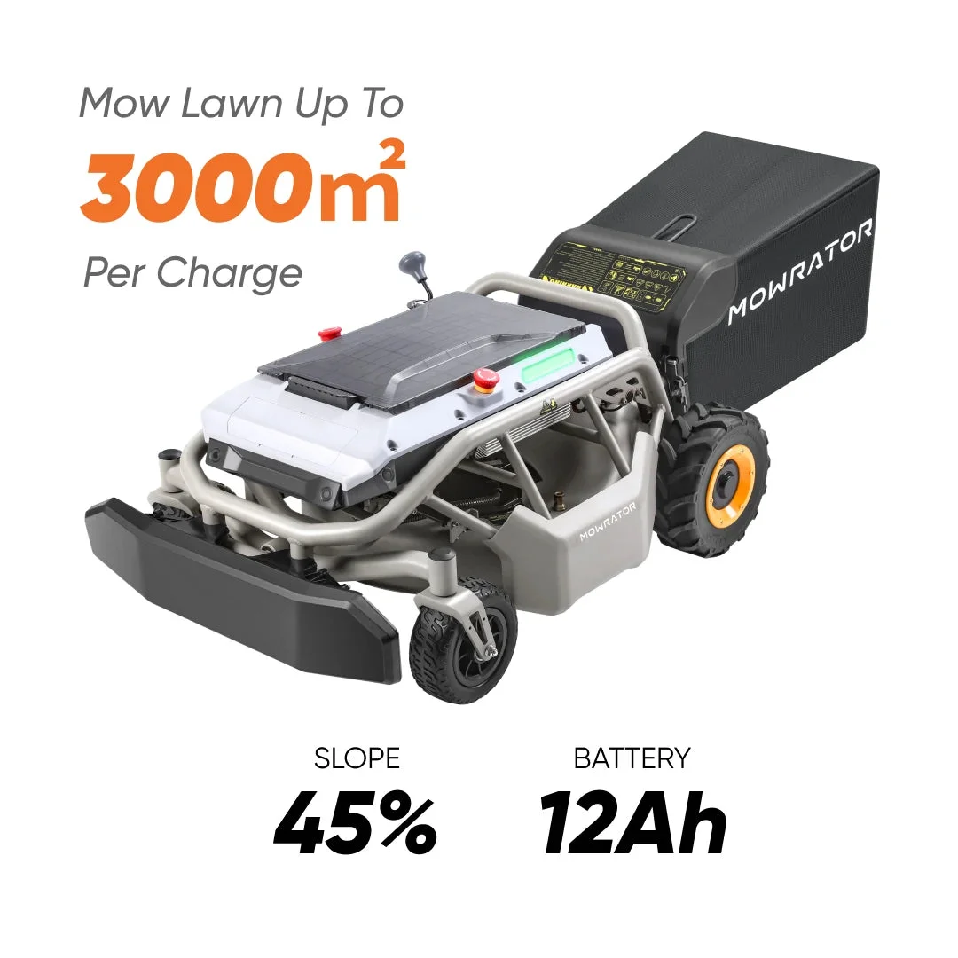 Mowrator S1 Remote Control Lawn Mower 2WD for Flat Lawns