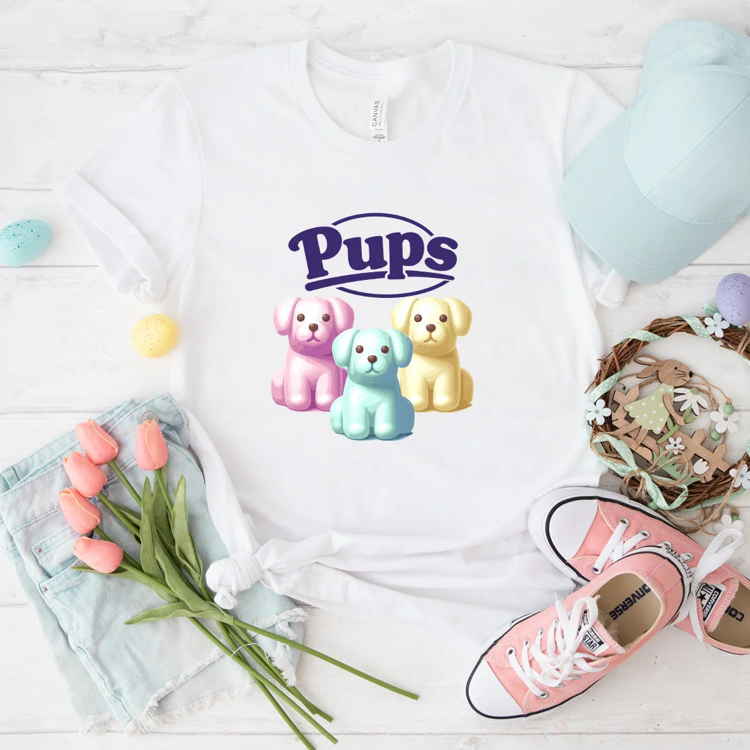 Marshmallow Pups Tee - 1193