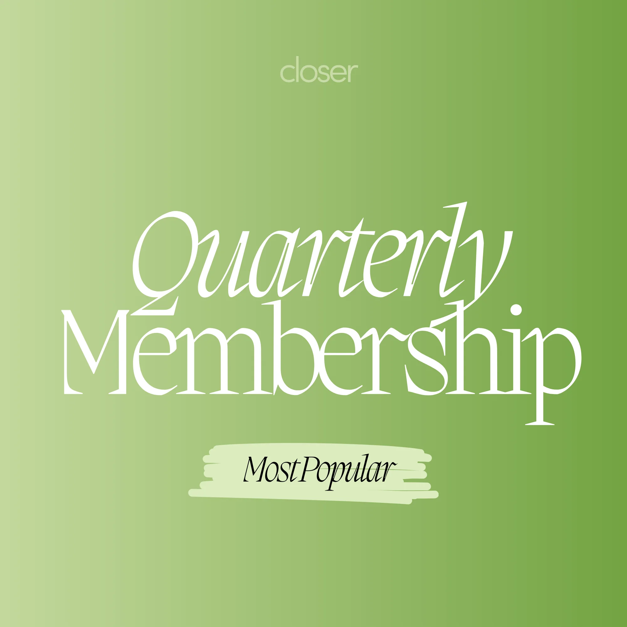 Quarterly Membership (Renewal)