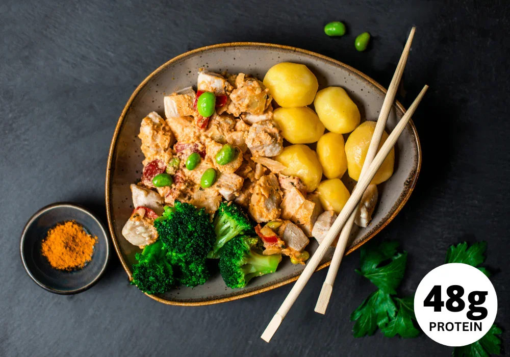 Thaise Pa Naeng met kipfilet