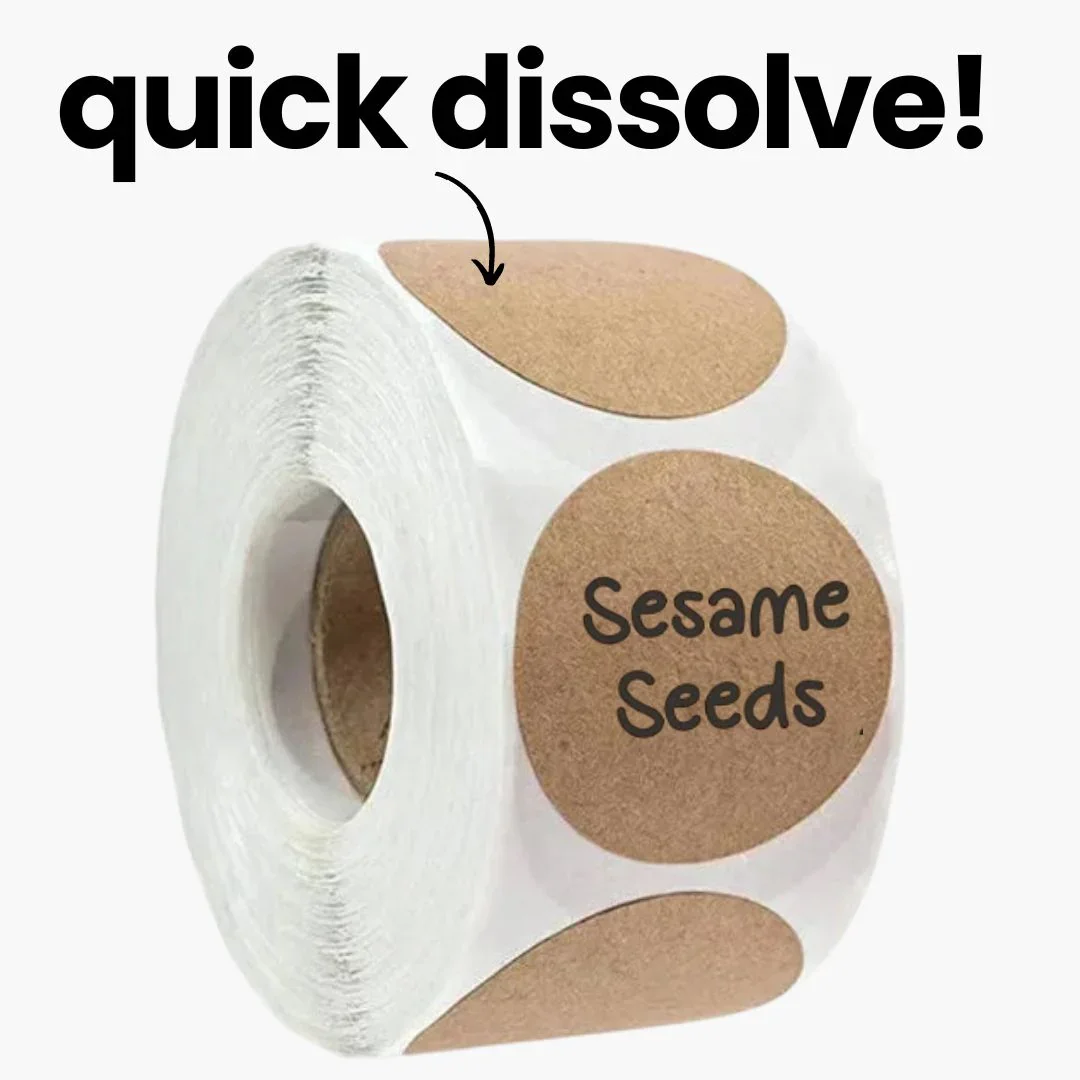 Kraft Labels (500 stickers)