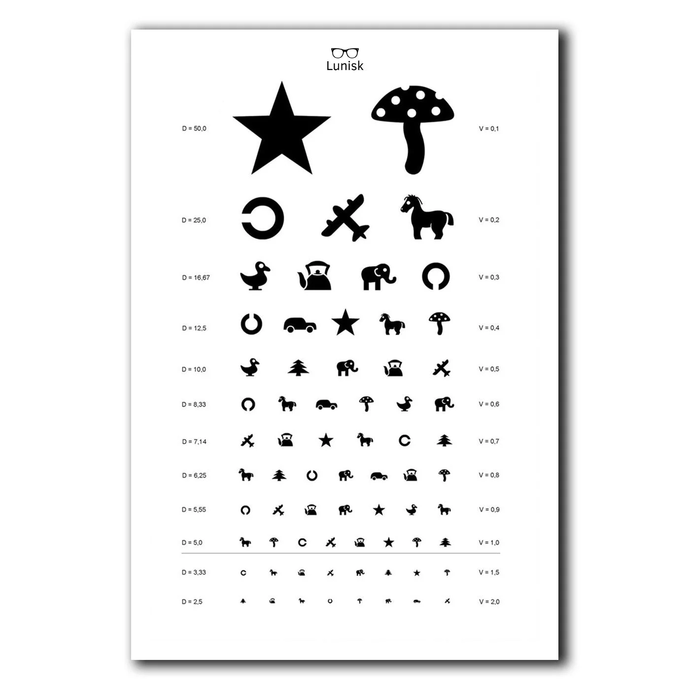 Lunisk Visual Training Board