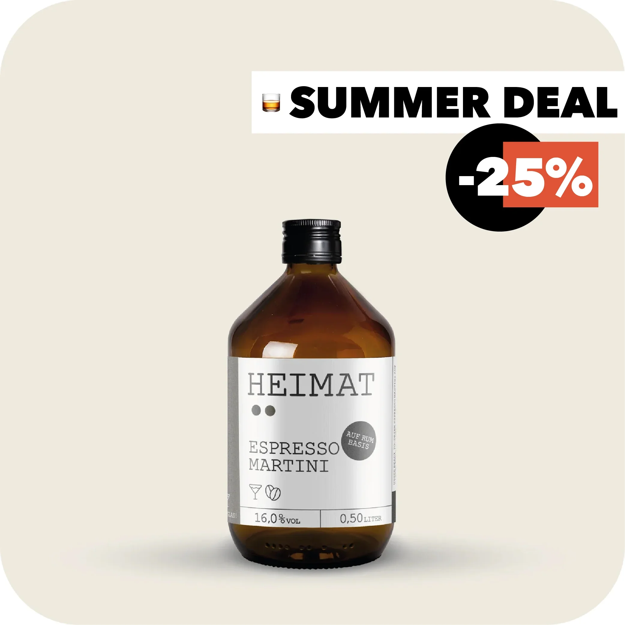 HEIMAT GASTRO - Espresso Martini (auf Rum Basis) 500ml