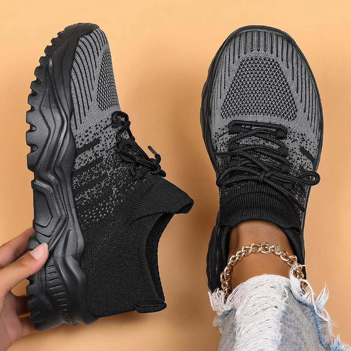 Ortho Cloud 1.0 - Striped Black