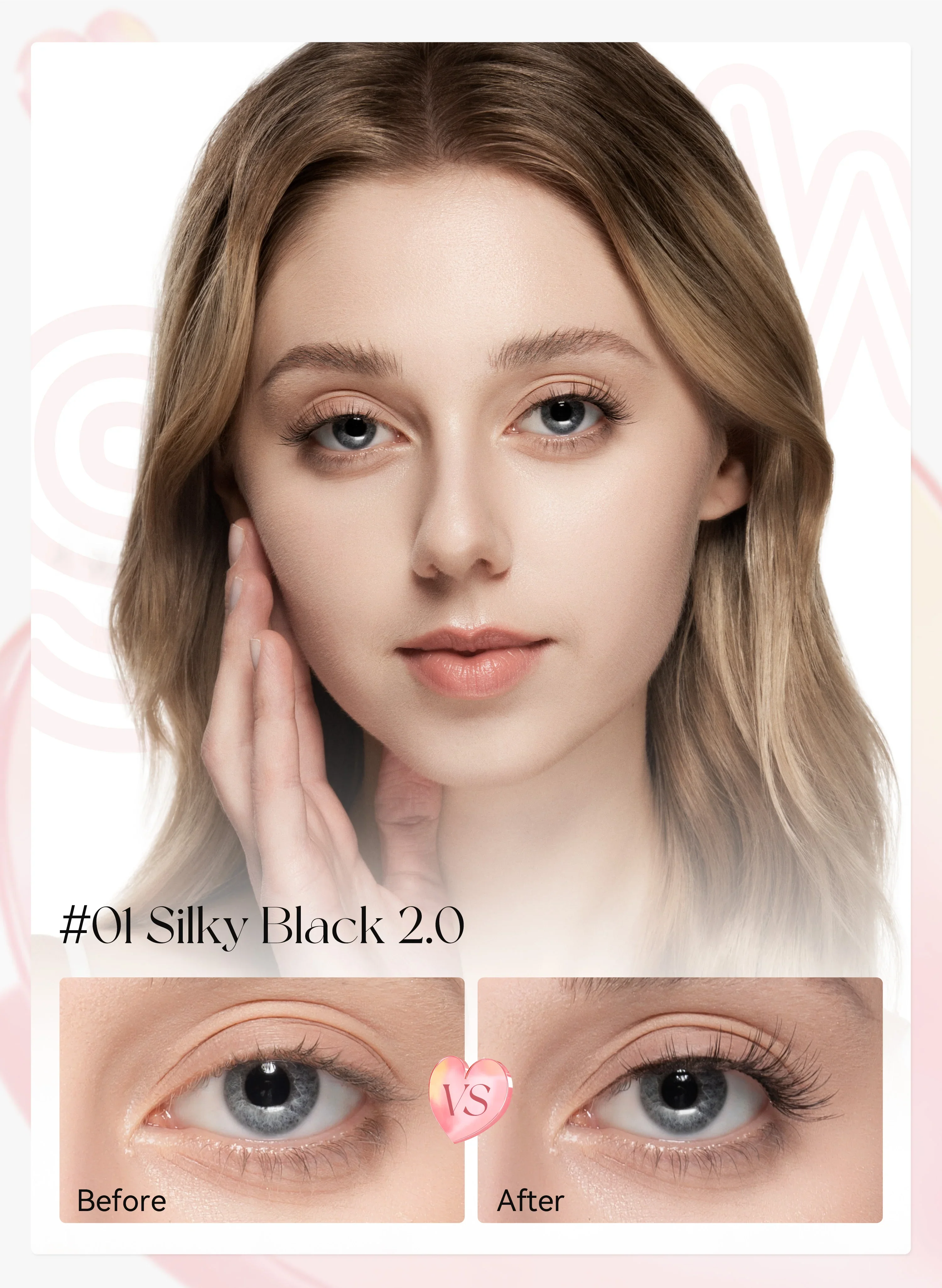 Silky Black 2.0 Soft Magnetic Eyelashes – Upgraded All-in-One Box
