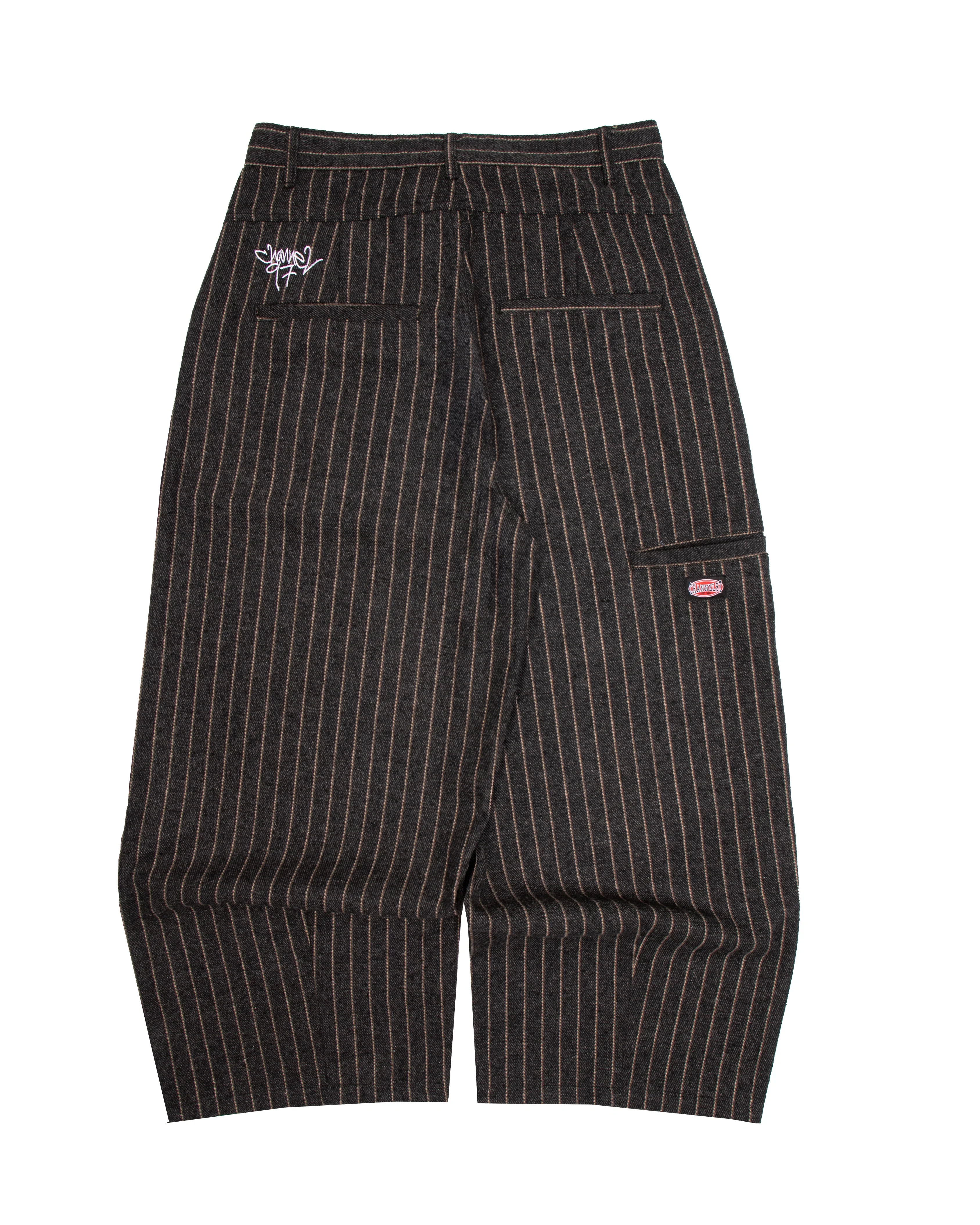 PLEATED TROUSER (PINSTRIPE)