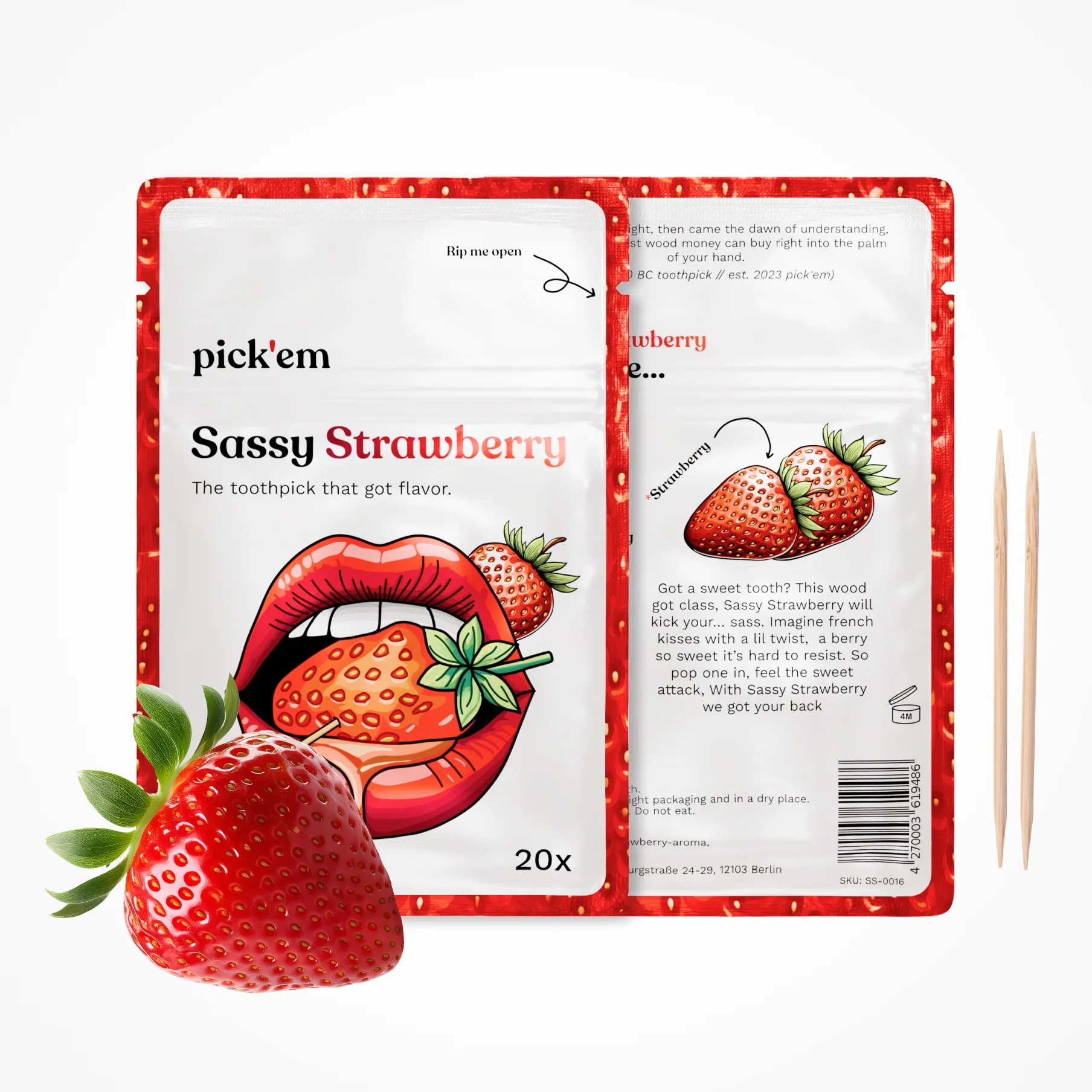 Sassy Strawberry Single Pack