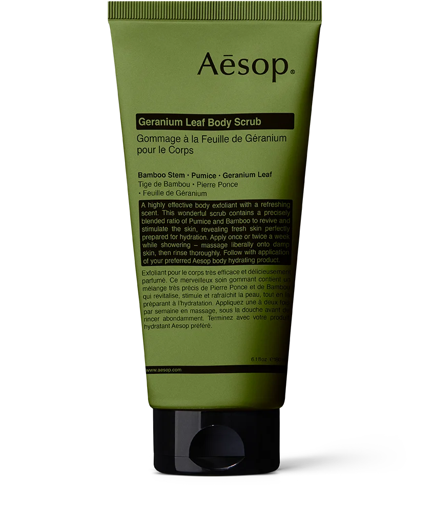 Geranium Leaf Body Scrub