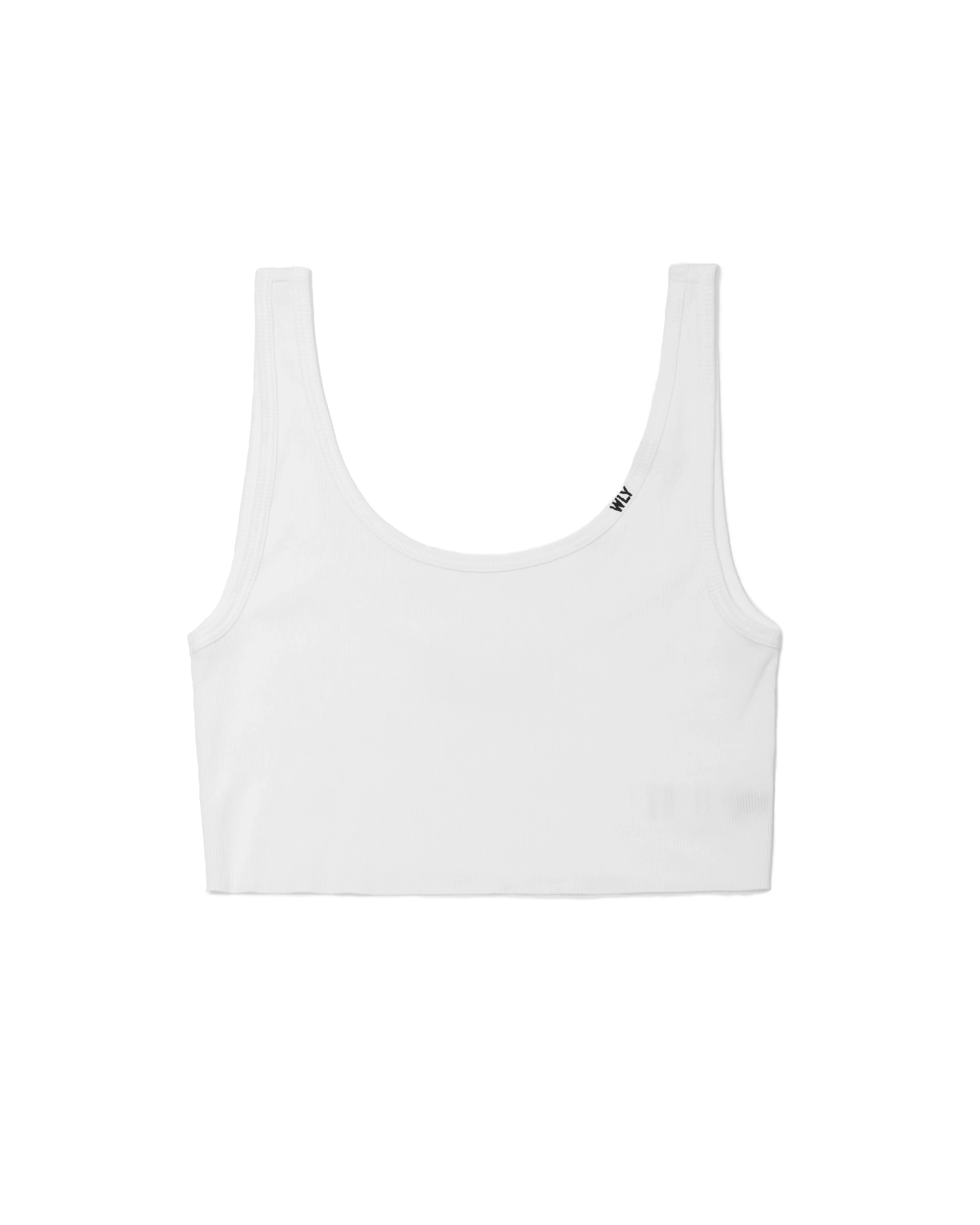 WOMEN'S BRALETTE TANK - WHITE
