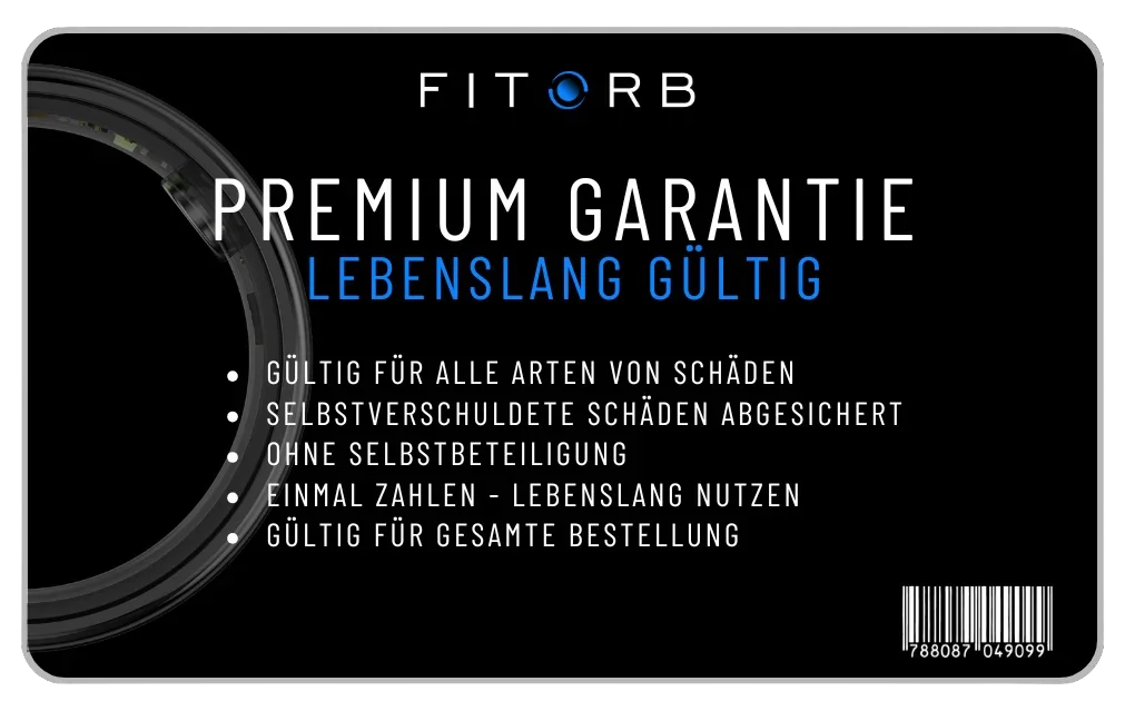 Premium Garantie - Lebenslang gültig