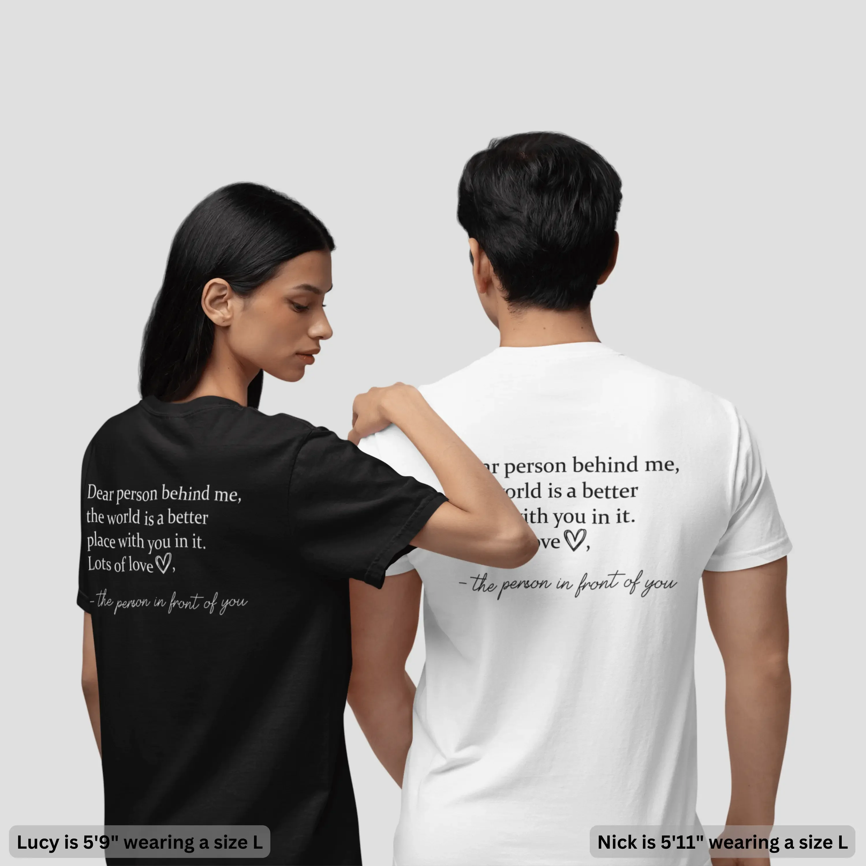'Dear Person Behind Me' Love T-Shirt