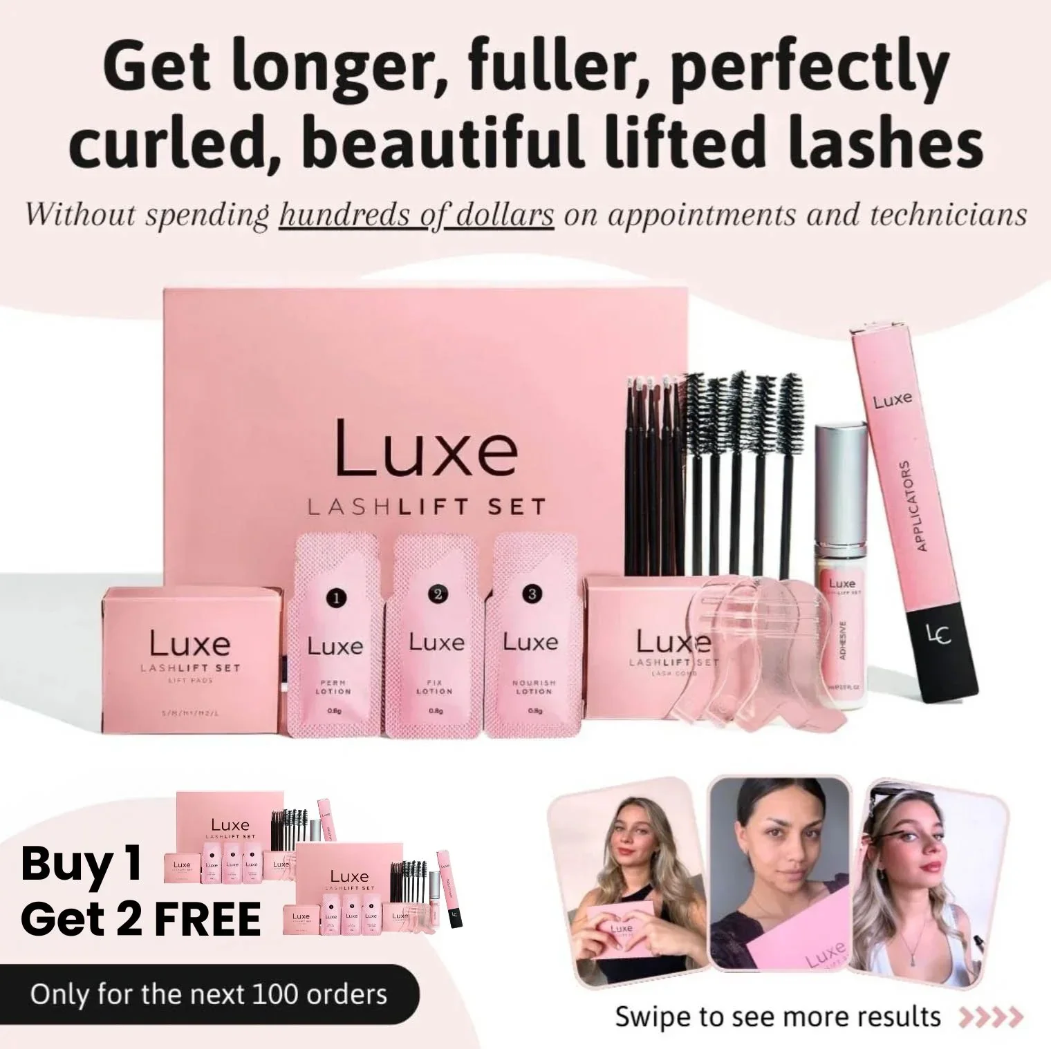 Luxe Lashlift Set (Buy 1 Get 2 FREE)