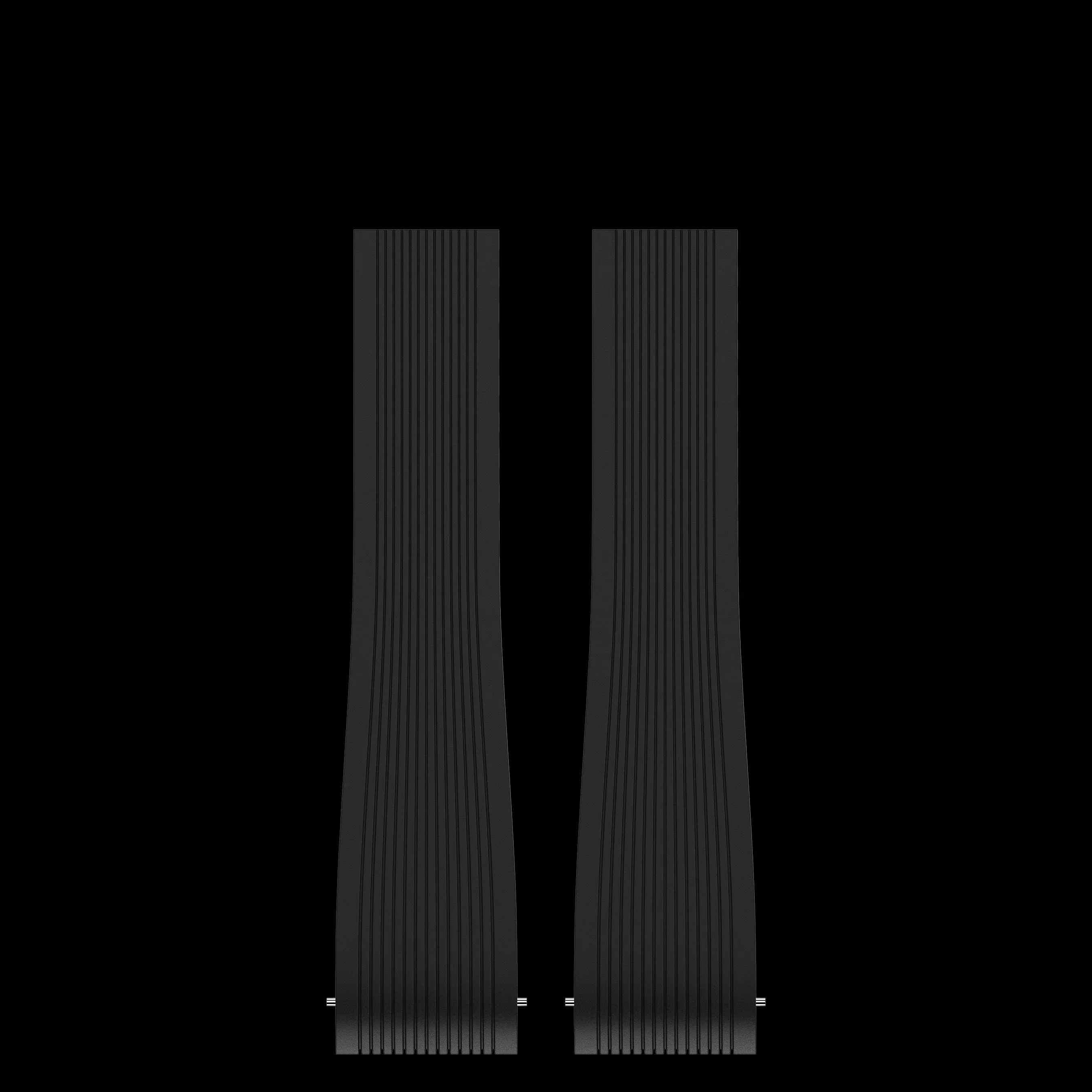 BLACK INTEGRATED FKM STRAP