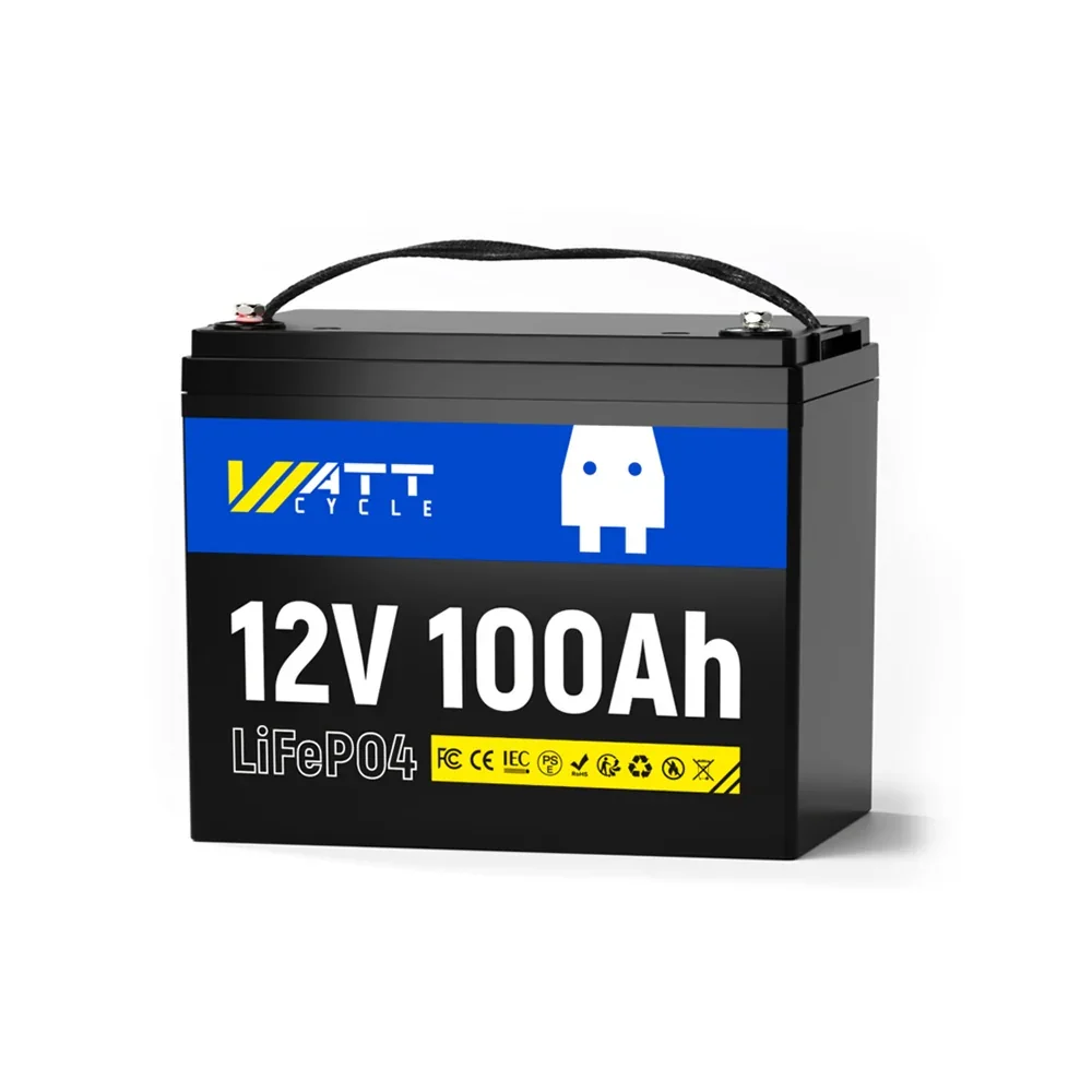 WattCycle 12V 100Ah Deep Cycle LiFePO4 Battery
